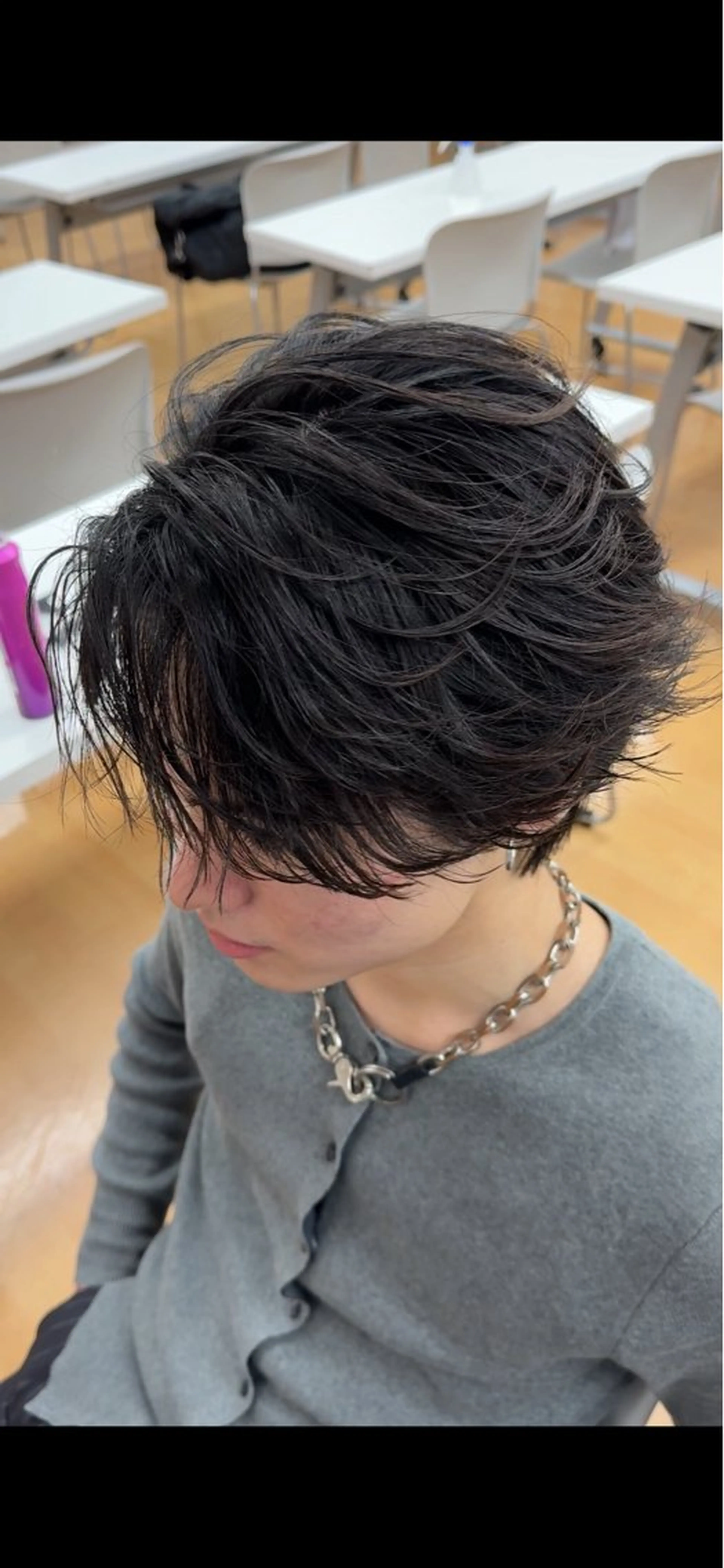 パーマ メンズ カット パーマ fifthパーマ櫻井 颯大のヘアスタイル
