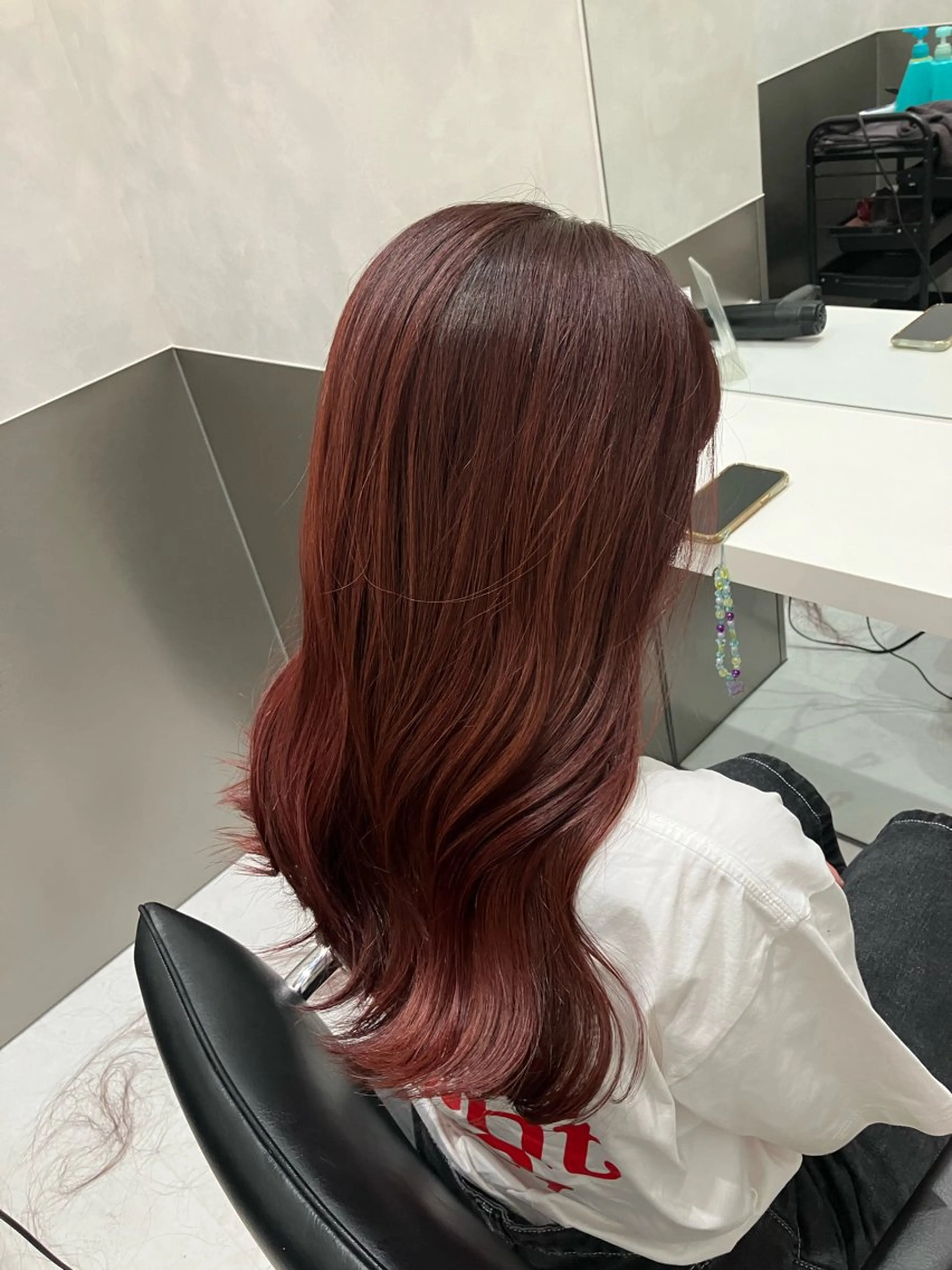 ロング カラー カット ヘアカラー トリートメント GO TODAY SHAIRE SALON原宿vita店舗所属・💖ブリーチなし透明 感💖ASAHIのヘアスタイル