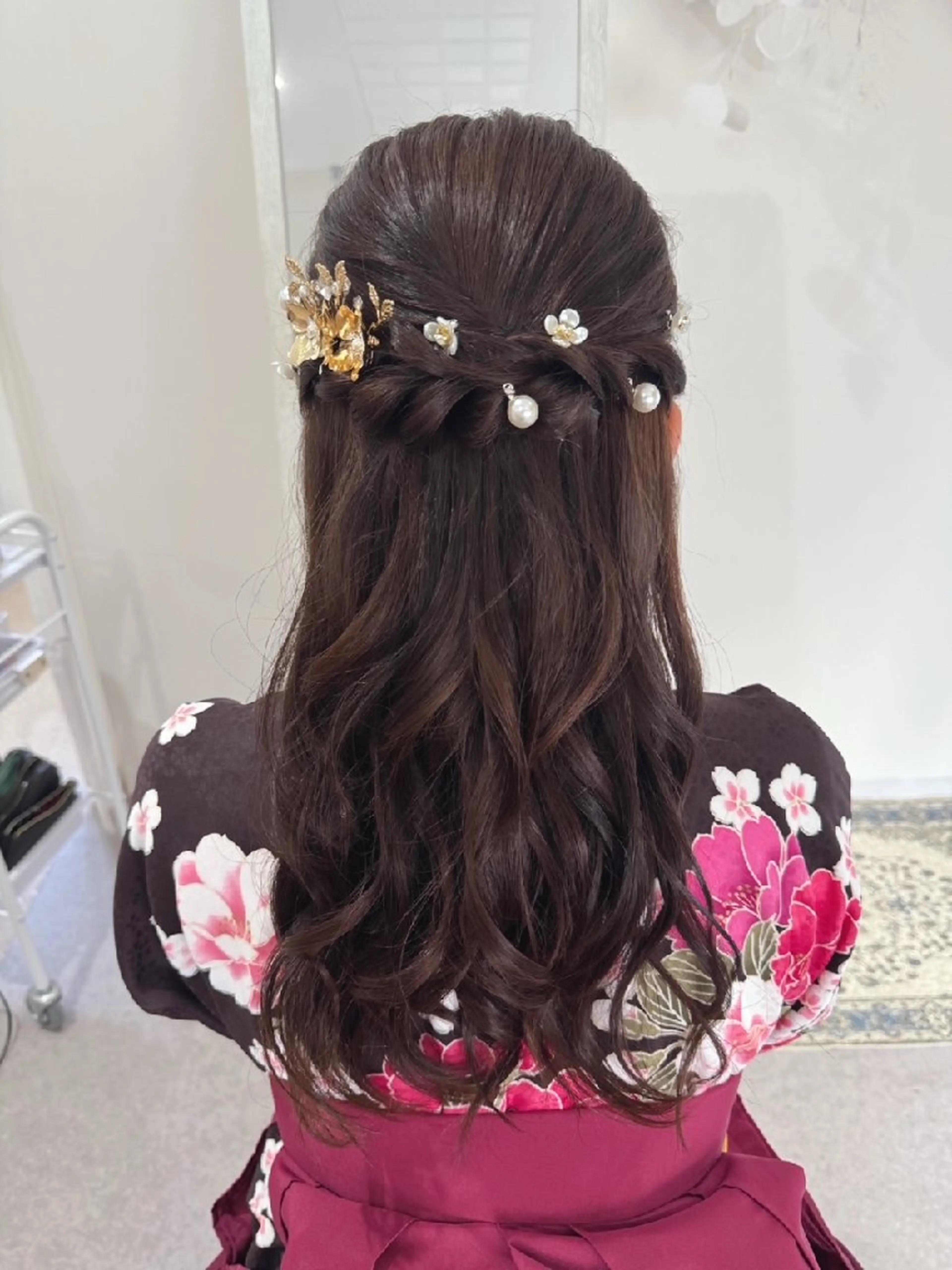 卒業袴着付け+ヘアセットの写真