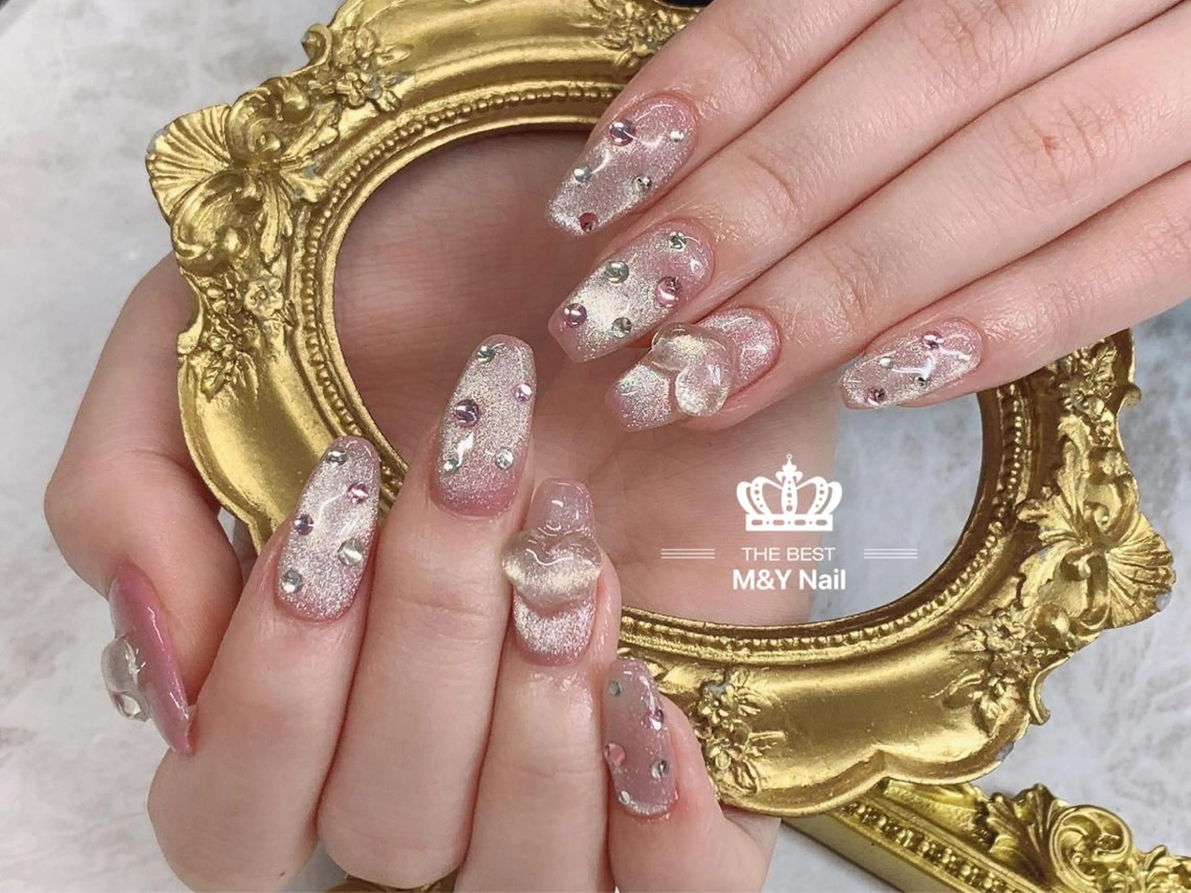 ネイル マグネットネイル ハンドネイル M&Y NailSalonのネイルデザイン