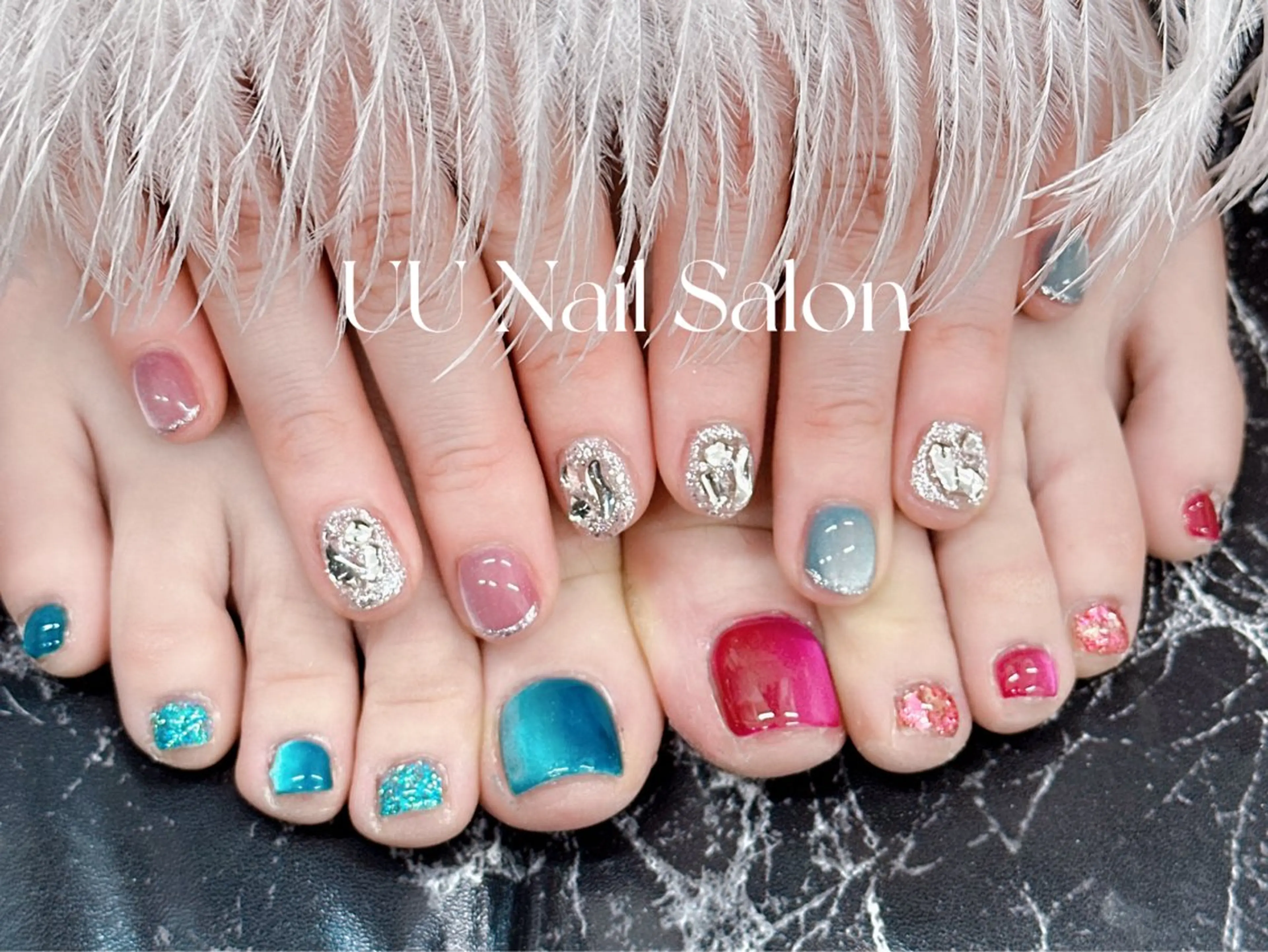 ハンドネイル🫱➕フットネイル🦶たっぷりコースの写真
