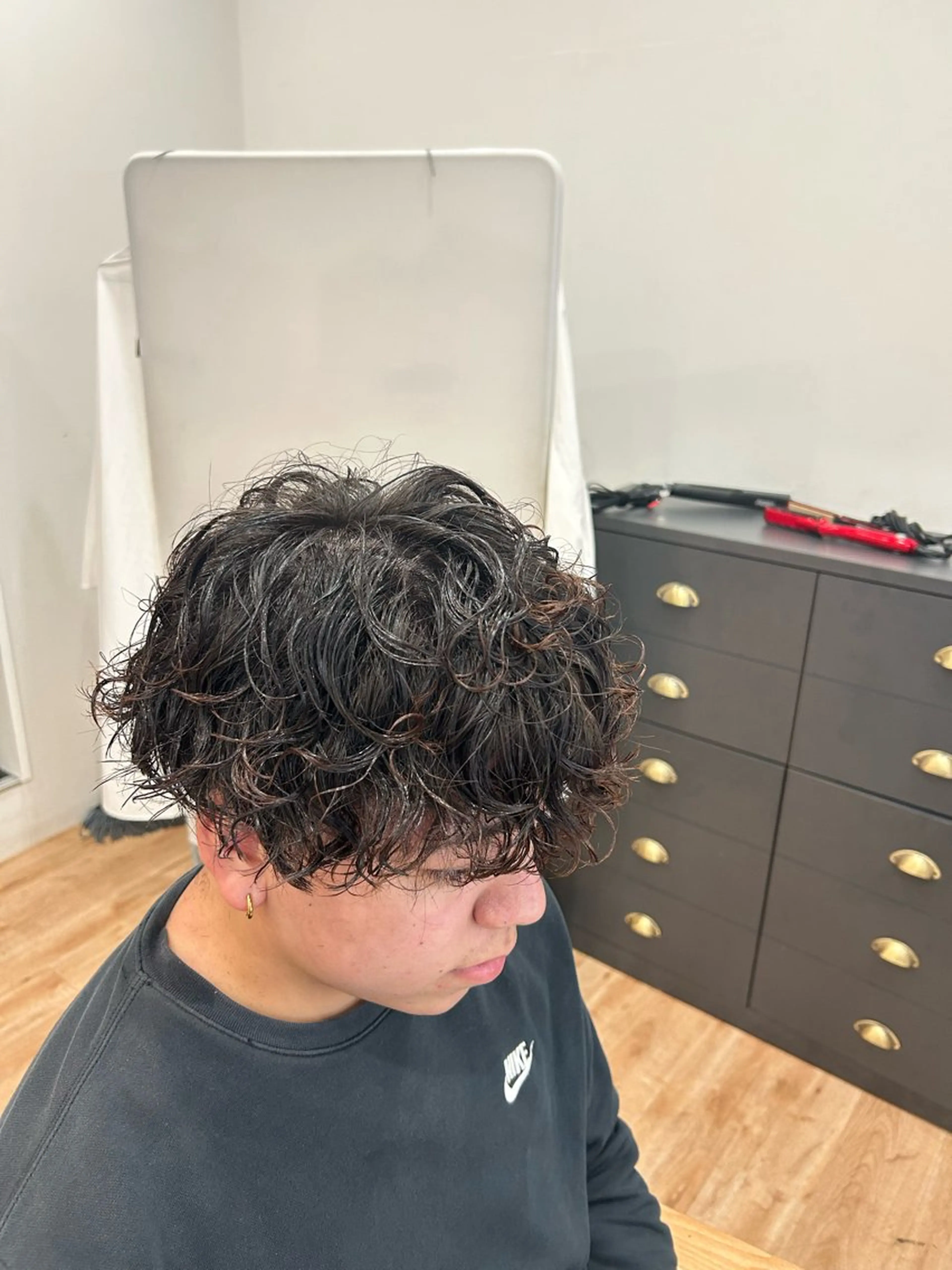 パーマ メンズ メンズパーマ ツイストスパイラルパーマ ツーブロック 刈り上げ スパイラルパーマ little syotaroのヘアスタイル