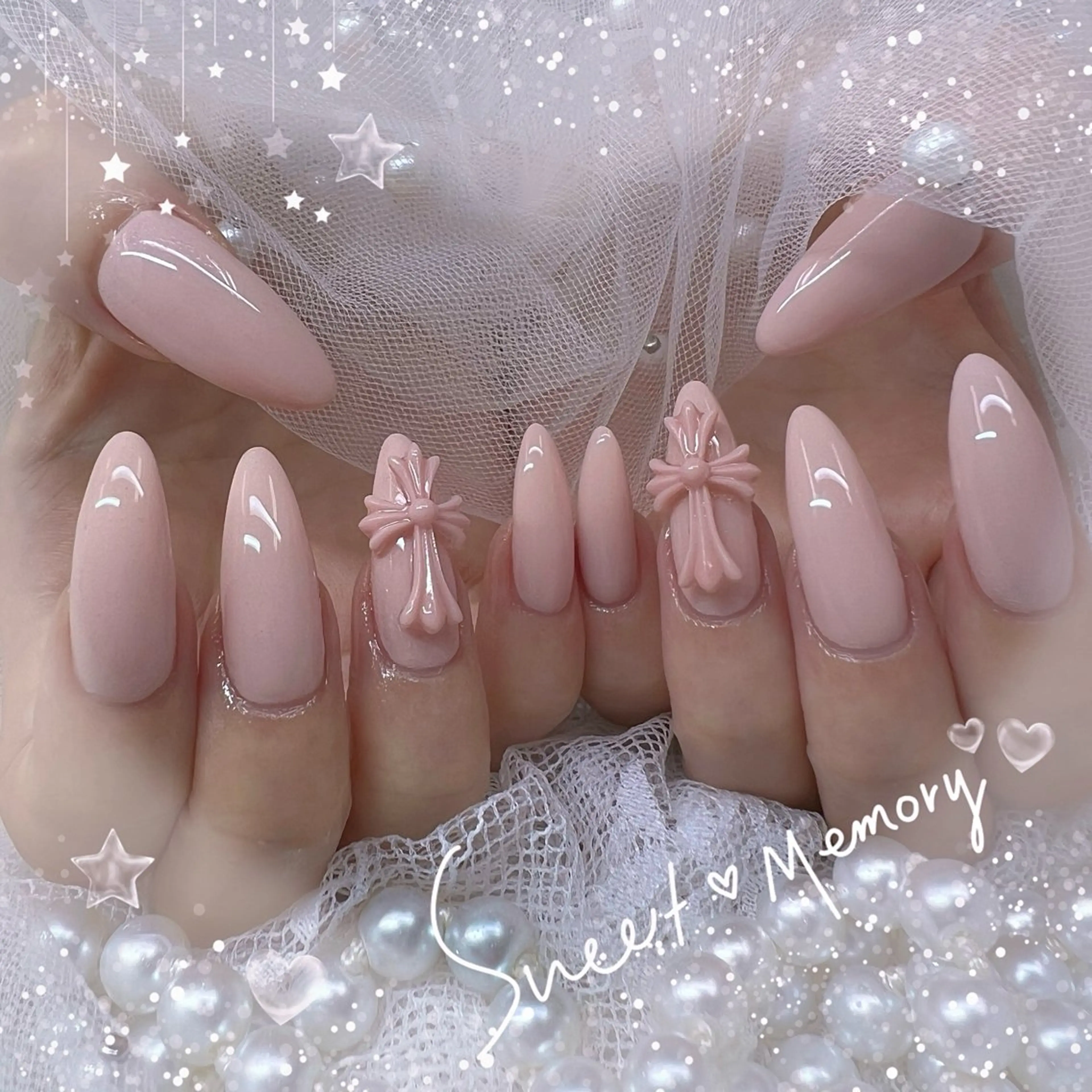 ネイル チークネイル フレンチネイル ガーリー ガラスフレンチ グラデーション ハンドネイル ハンドケア Chill Nailsalonのネイルデザイン