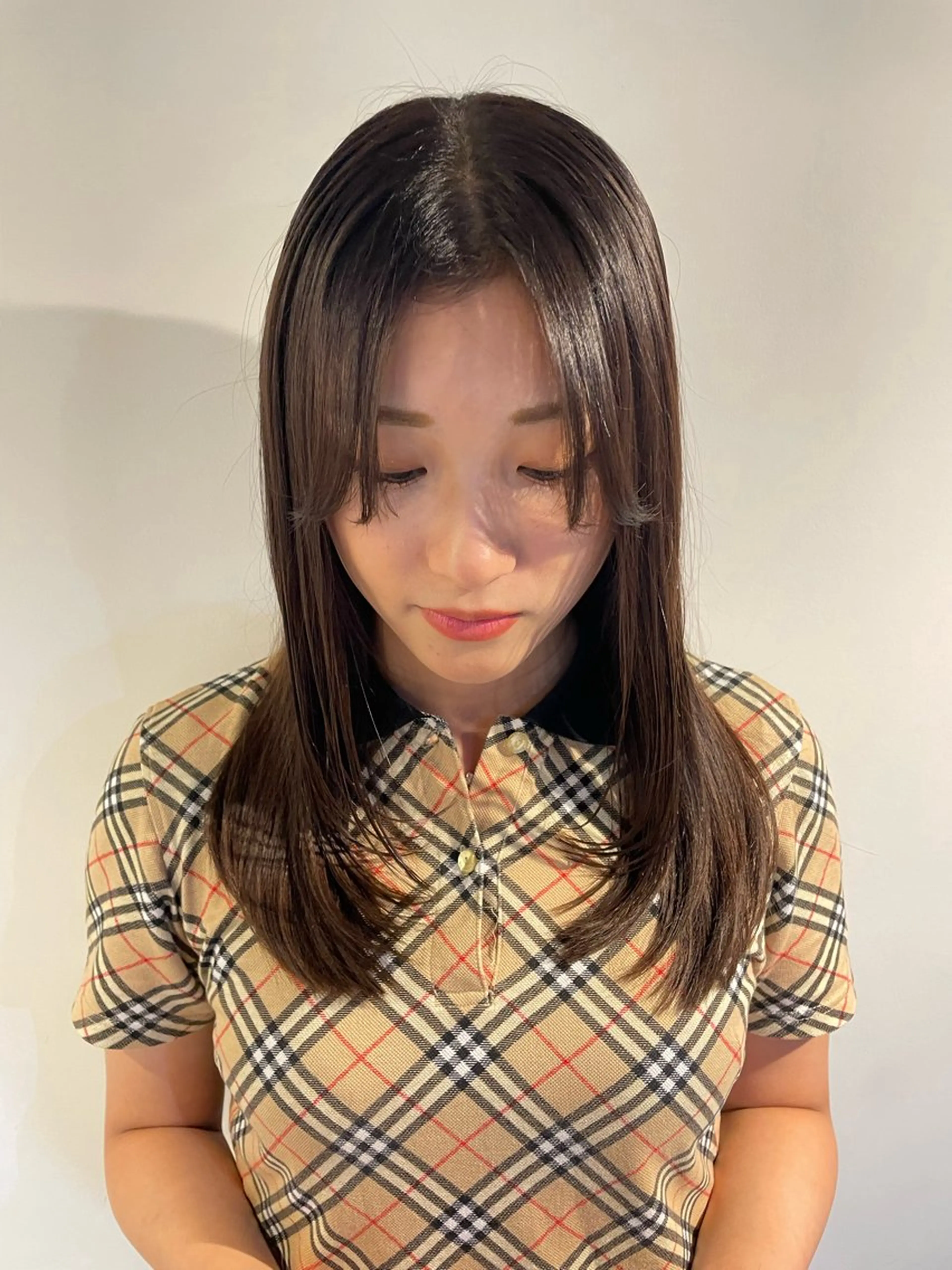 ミディアム カットモデル募集中 千葉大夢のヘアスタイル