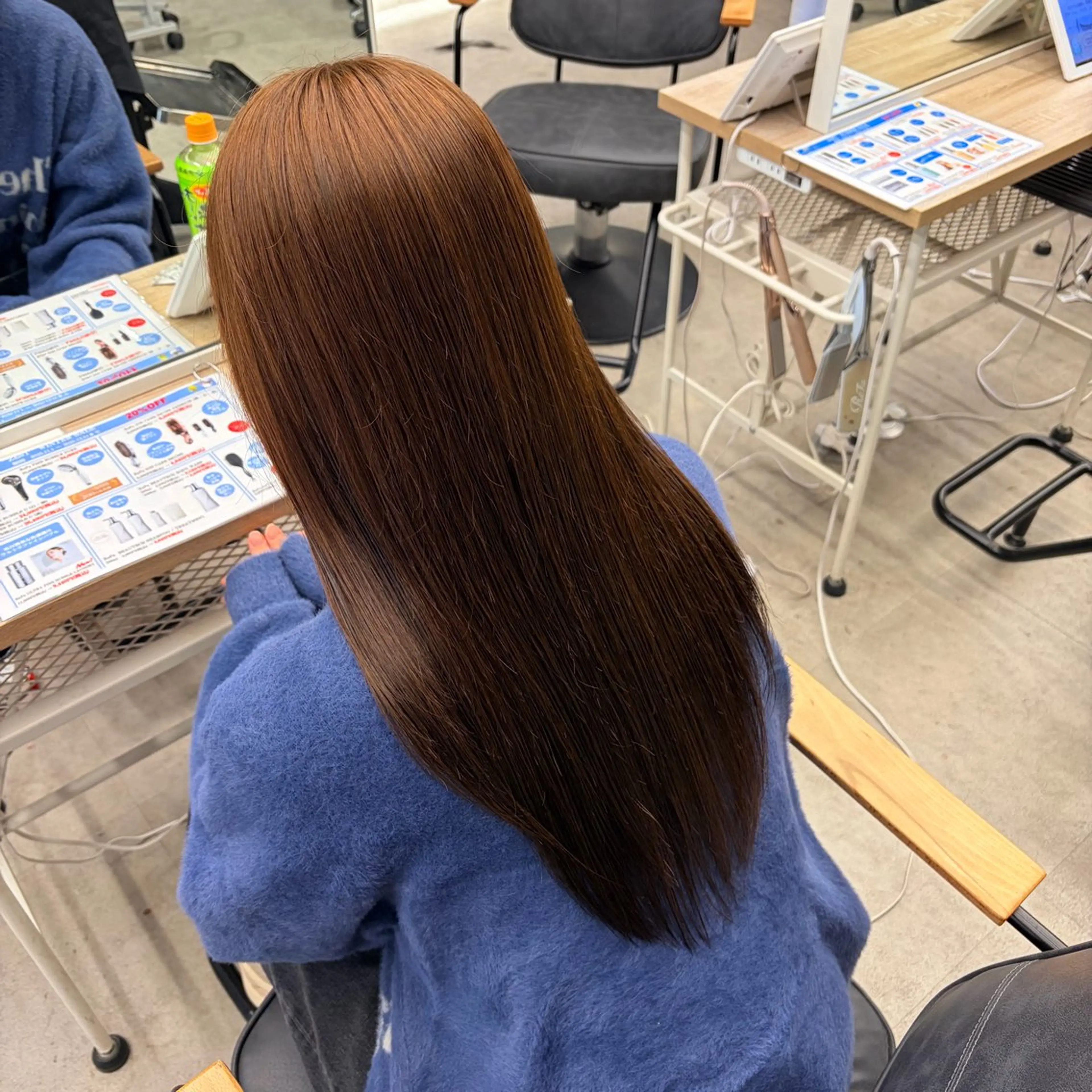 ロング カラー ヘアカラー ななみ.⋆𝜗𝜚 暖色艶カラー/まつパのヘアスタイル