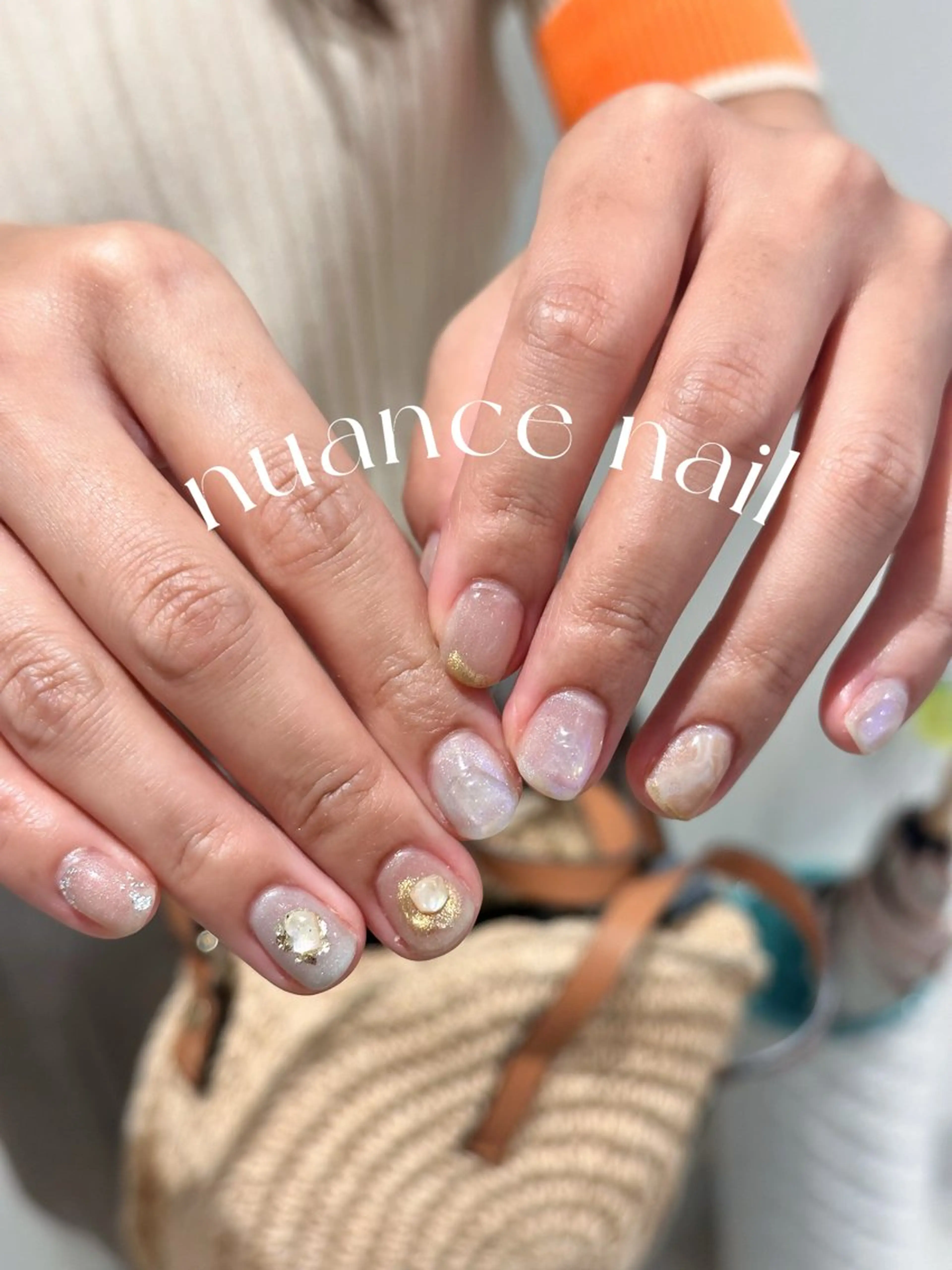 ネイル ハンドネイル 韓国𝐧𝐚𝐢𝐥 🇰🇷🤍コガヤマのネイルデザイン