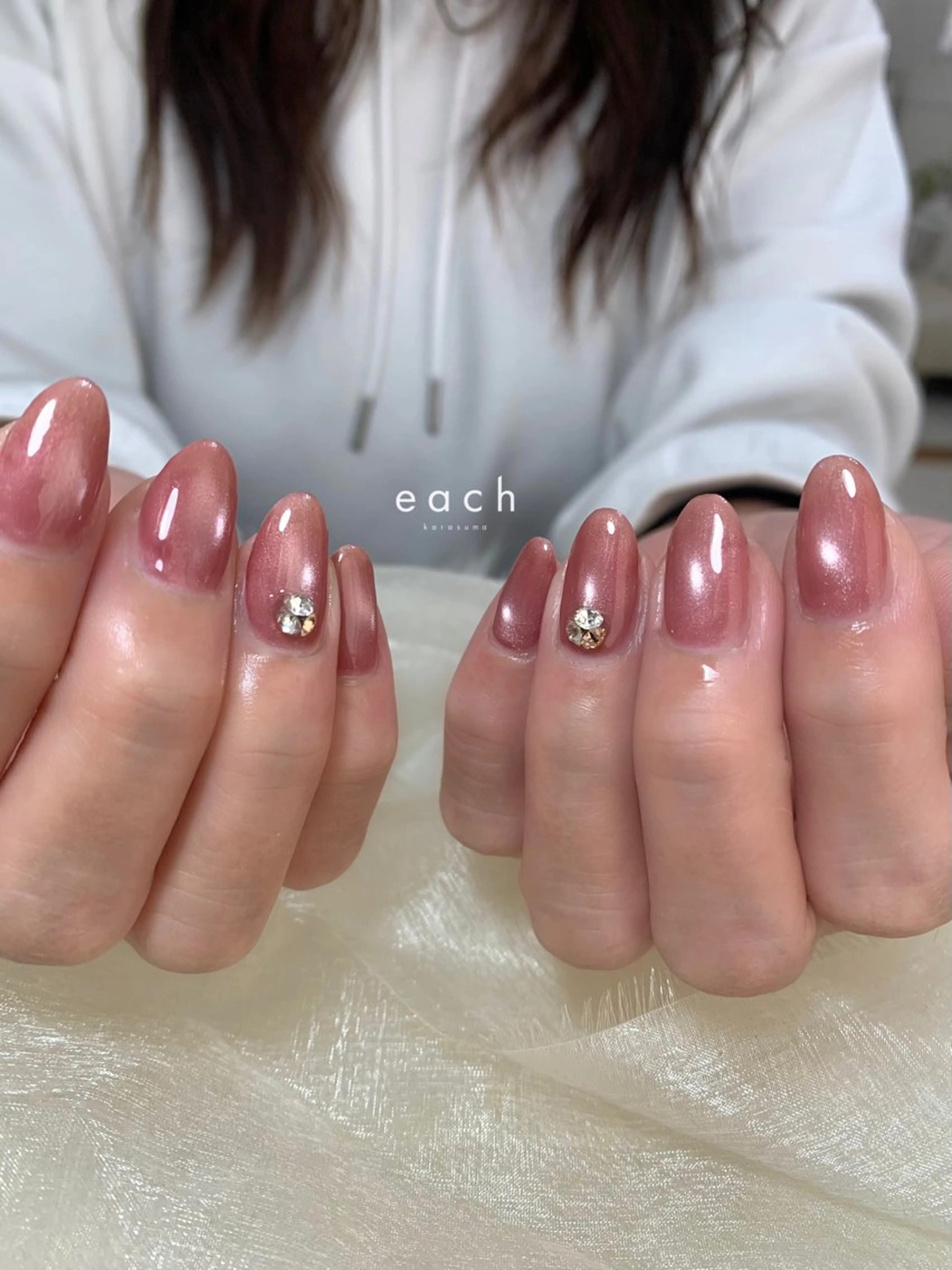 ネイル マグネットネイル each Hibikiのネイルデザイン