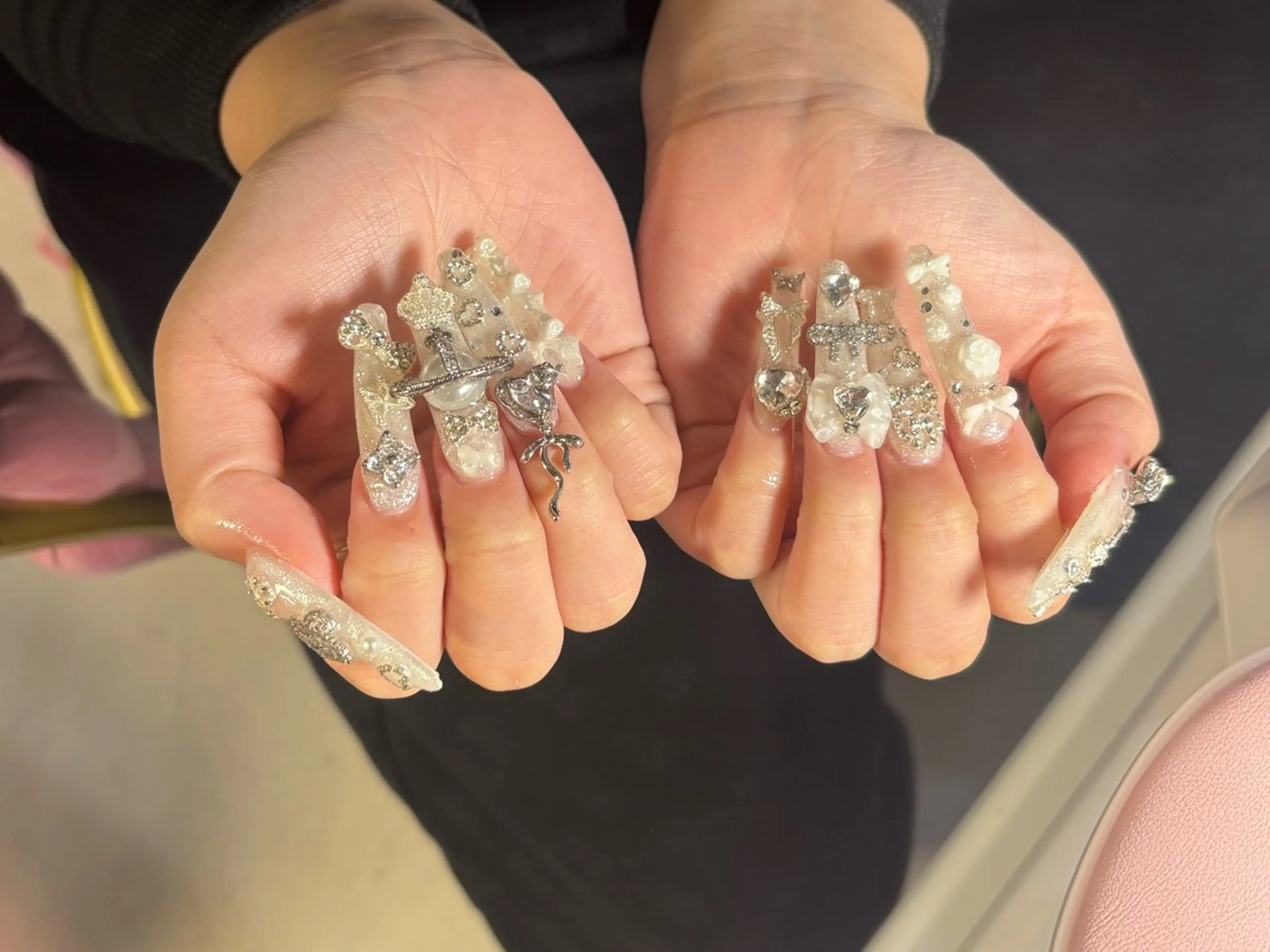 ネイル ハンドネイル 渋谷T&B ロング ネイル/ユキ🤎のネイルデザイン