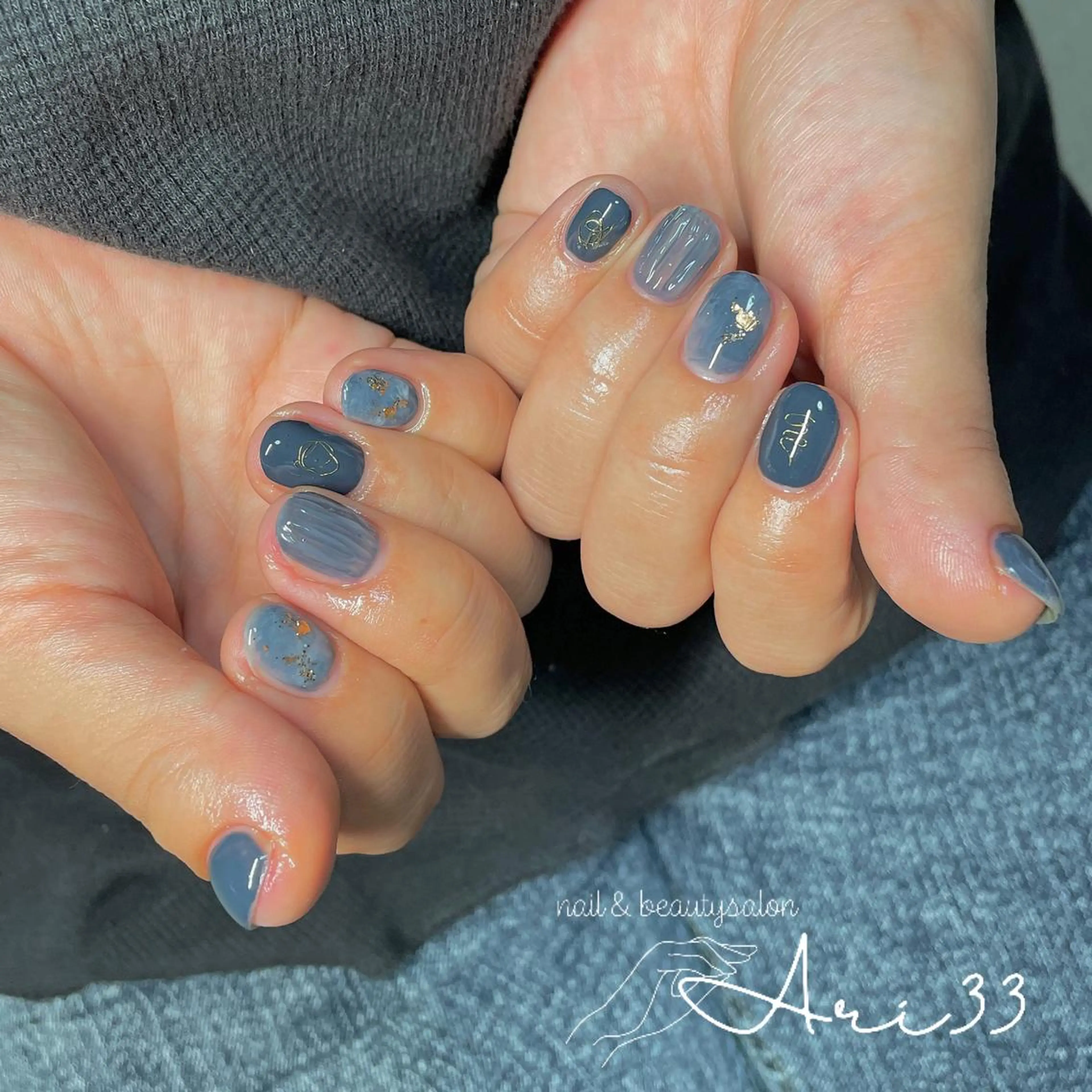 ネイル ハンドネイル プライベートサロン Ari33nailのネイルデザイン