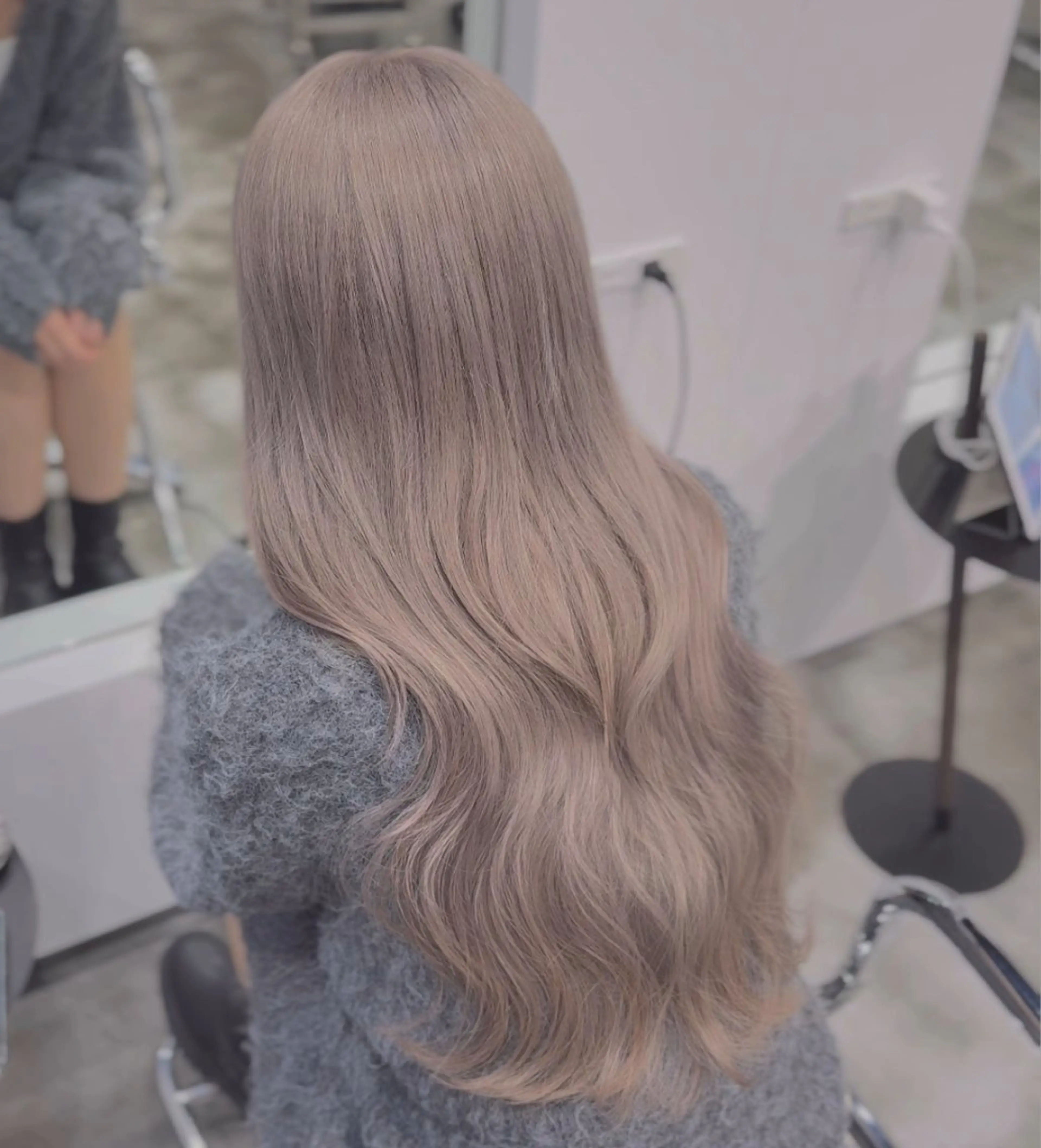 ロング 縮毛矯正/モテカラー /ａｉｋｏ/原宿のヘアスタイル