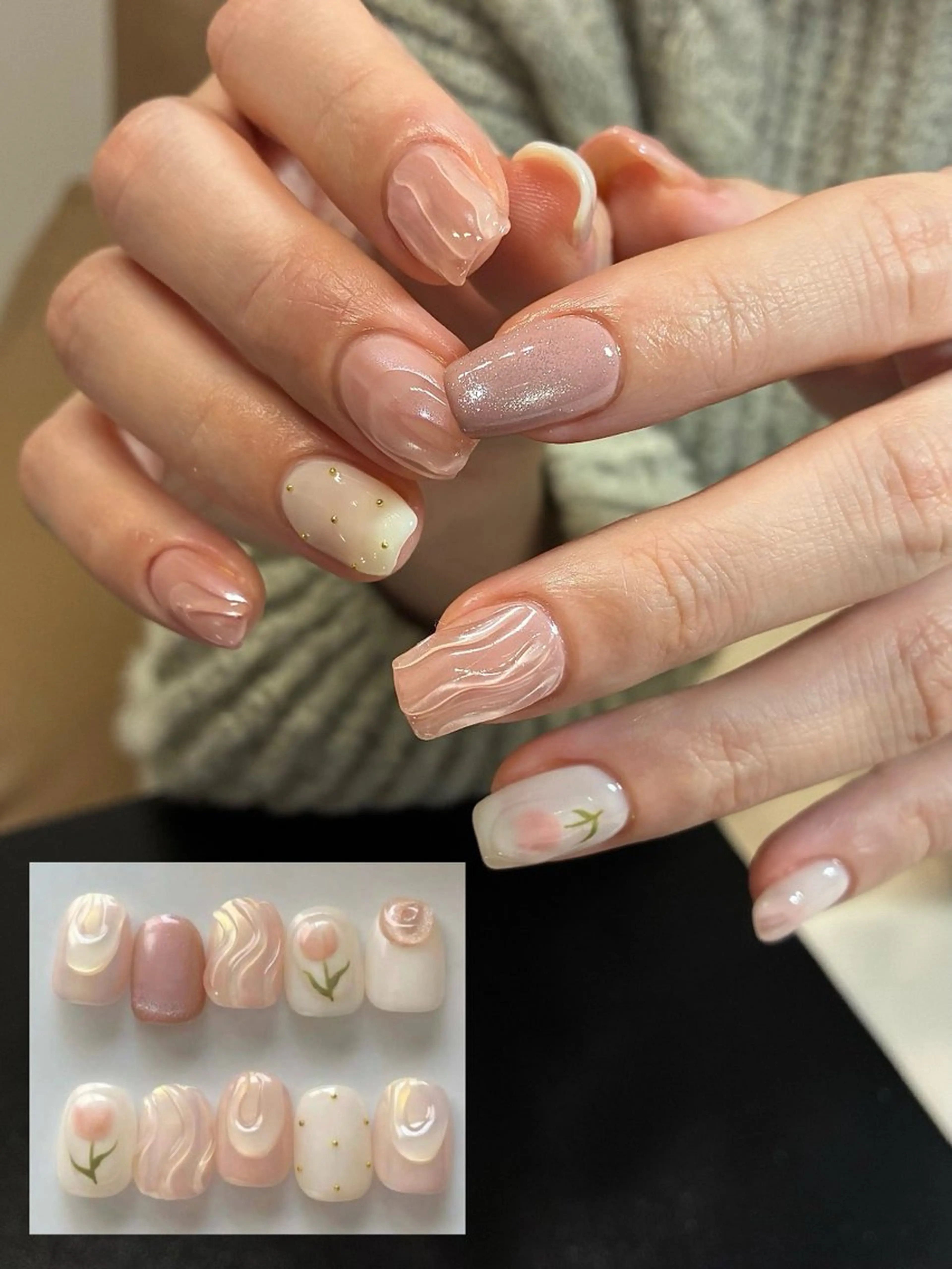 ネイル ハンドネイル nail salon Lipine 新守山のネイルデザイン