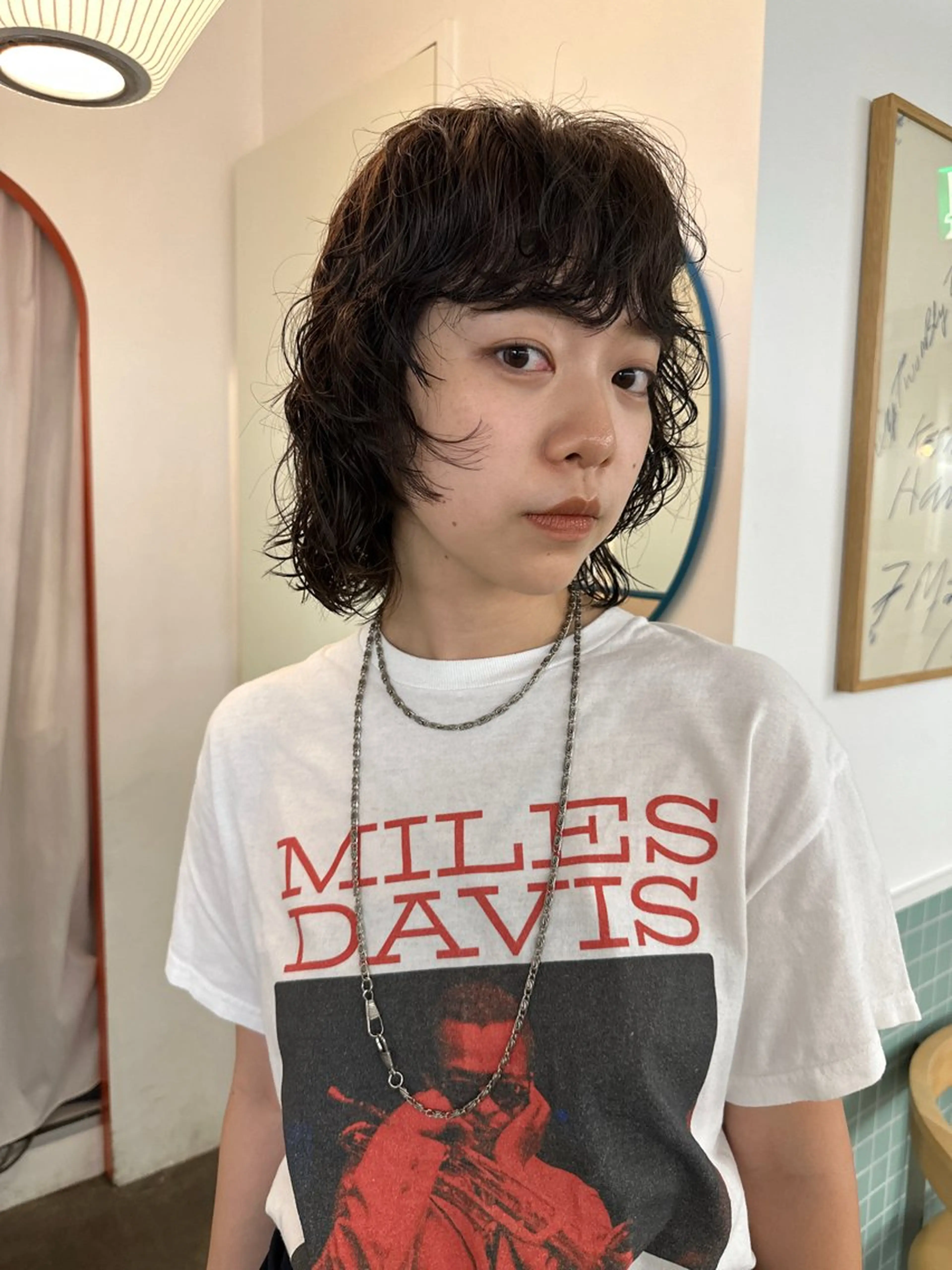 ショート パーマ カット パーマ トリートメント ボブ/レイヤー/ケア パーマ/リュウタのヘアスタイル