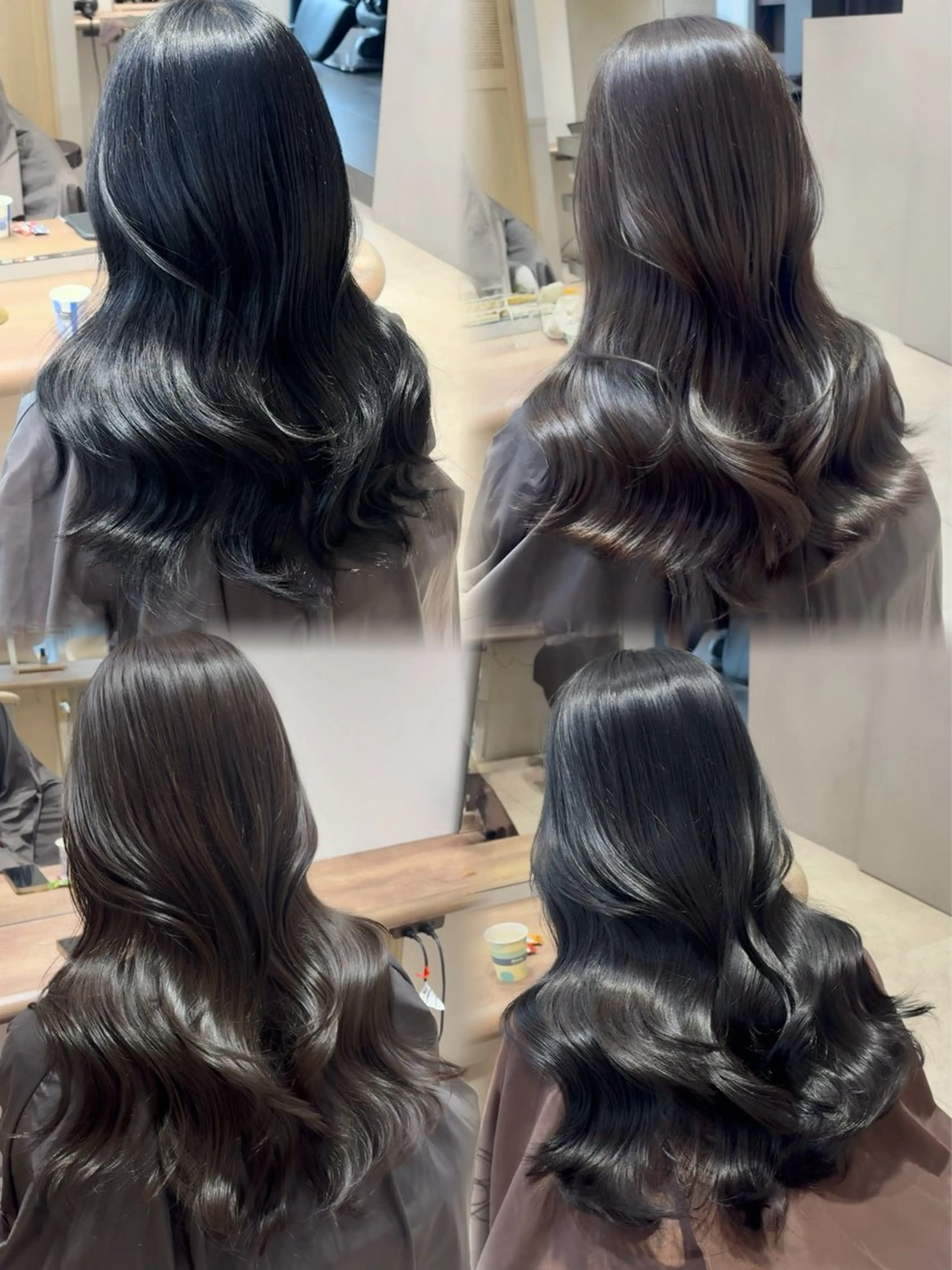 ロング カット ヘアカラー トリートメント Hina/なりたいが 叶う韓国ヘア❤️のヘアスタイル