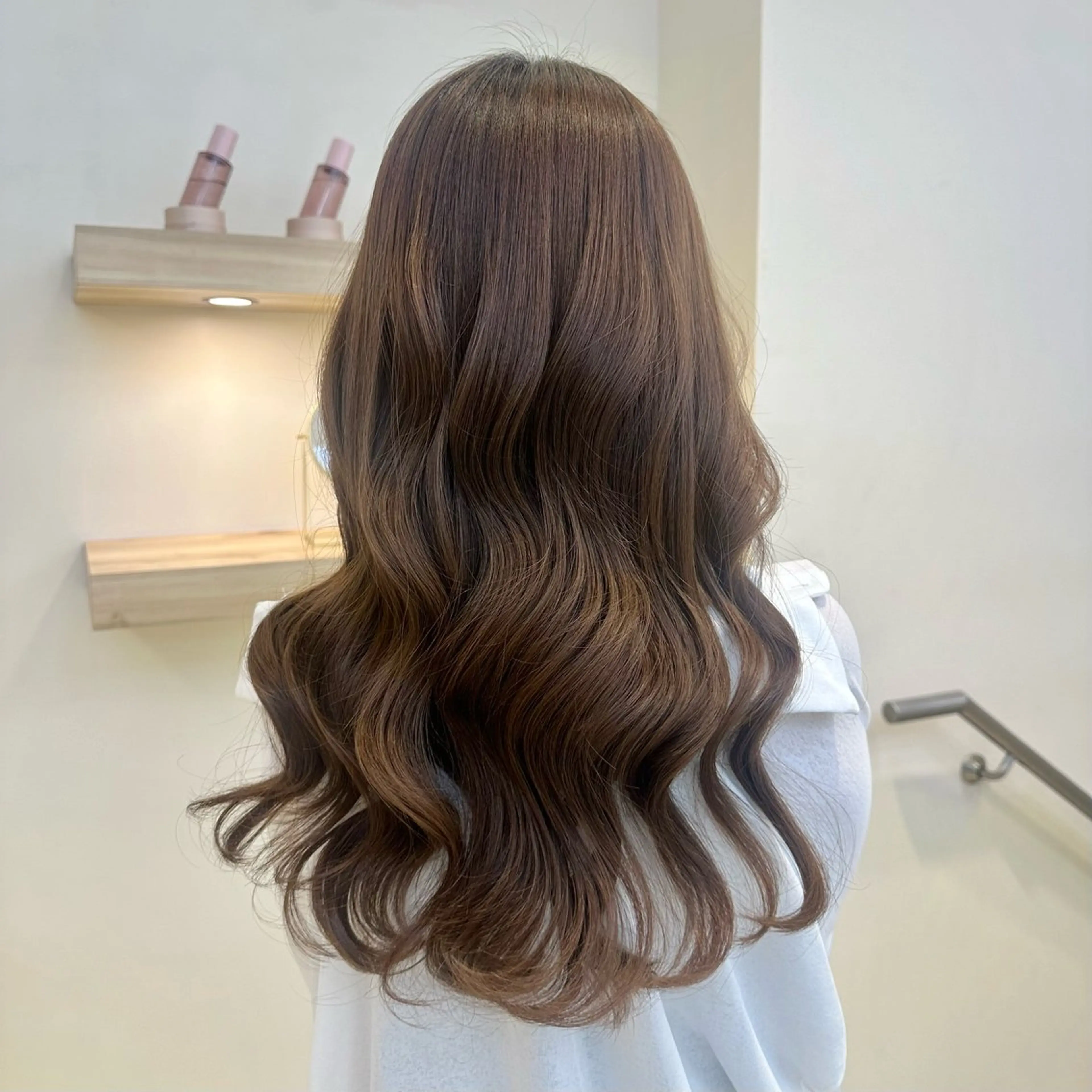 ロング パーマ 韓国風ヘア カット パーマ 柔らか韓国ヘア🫧 いぎあやかのヘアスタイル