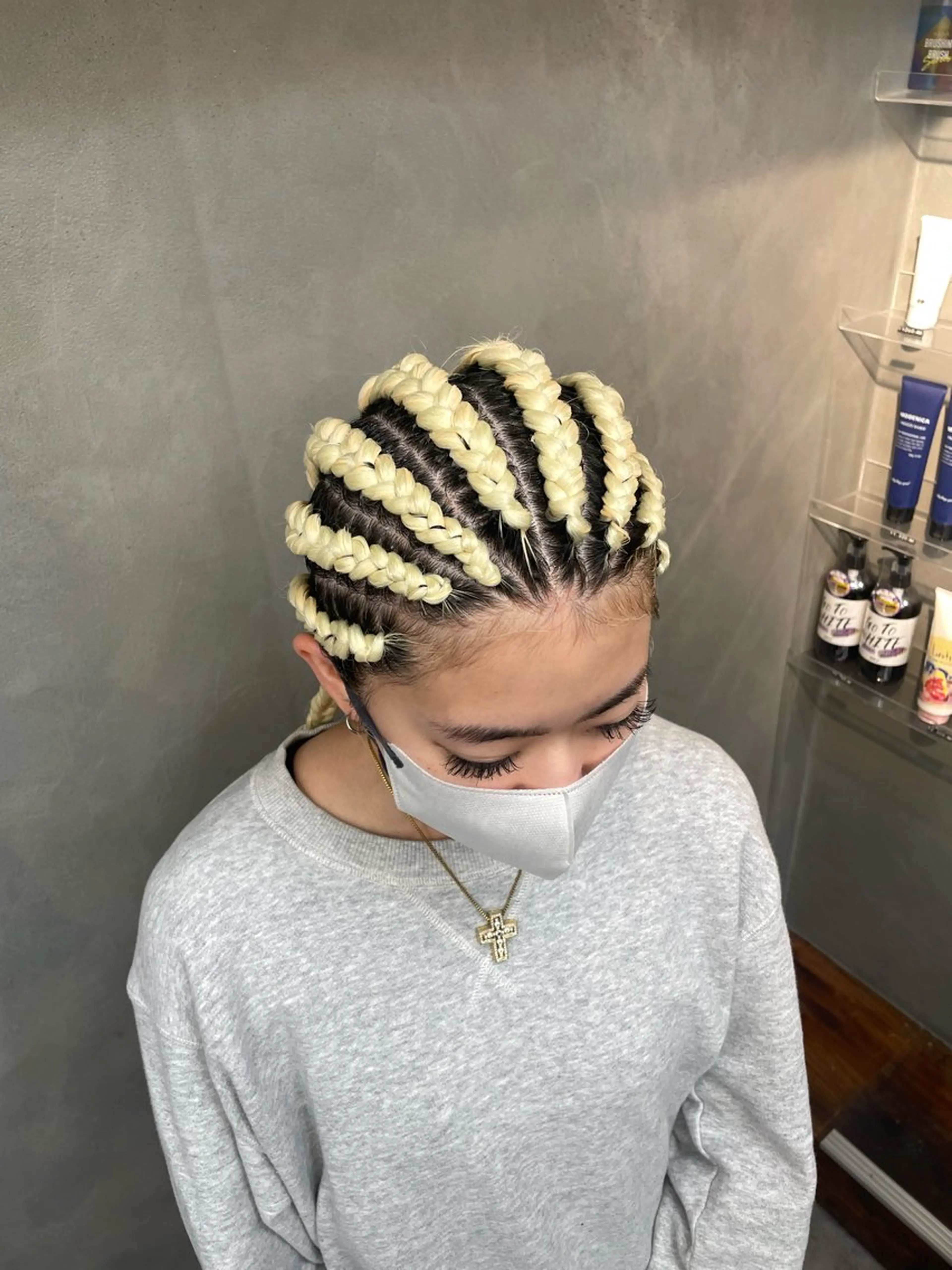 ロング ヘアアレンジ エクステ エクステ ヘアセット エクステ/コーンロウ KURUMI⛓️🔥のヘアスタイル