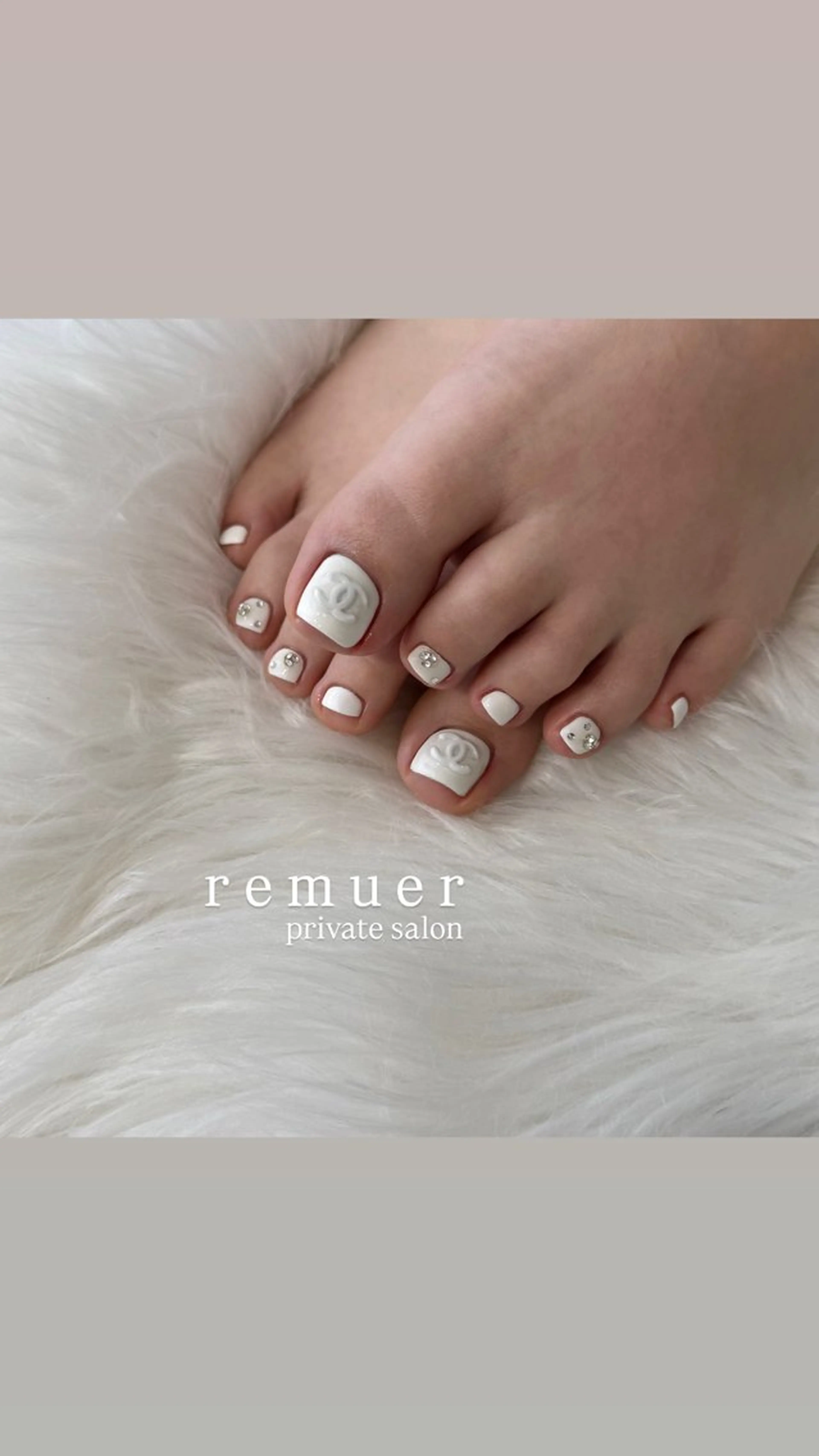 ネイル フットネイル nail salon remuerのネイルデザイン