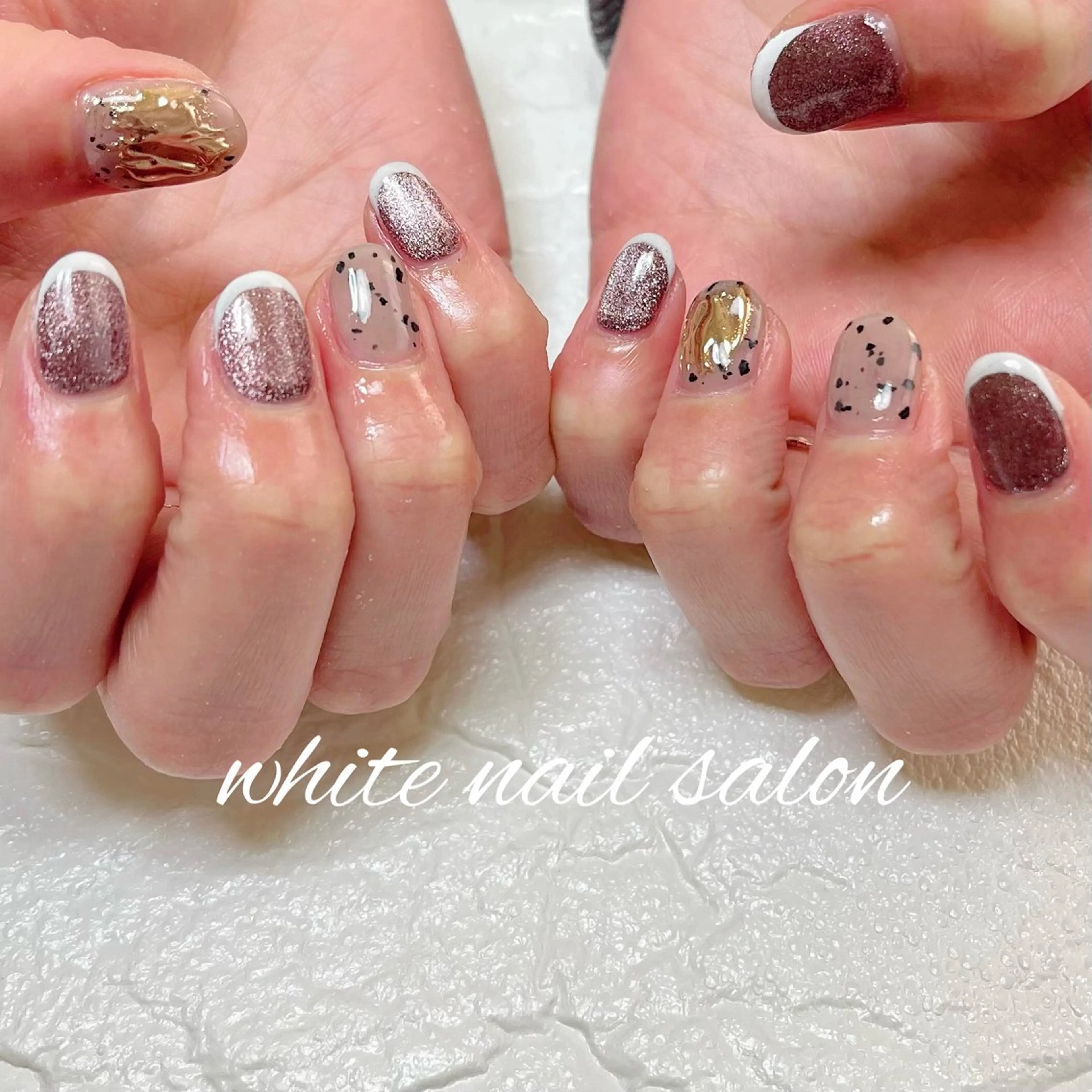 ネイル ハンドネイル white nail salonのネイルデザイン