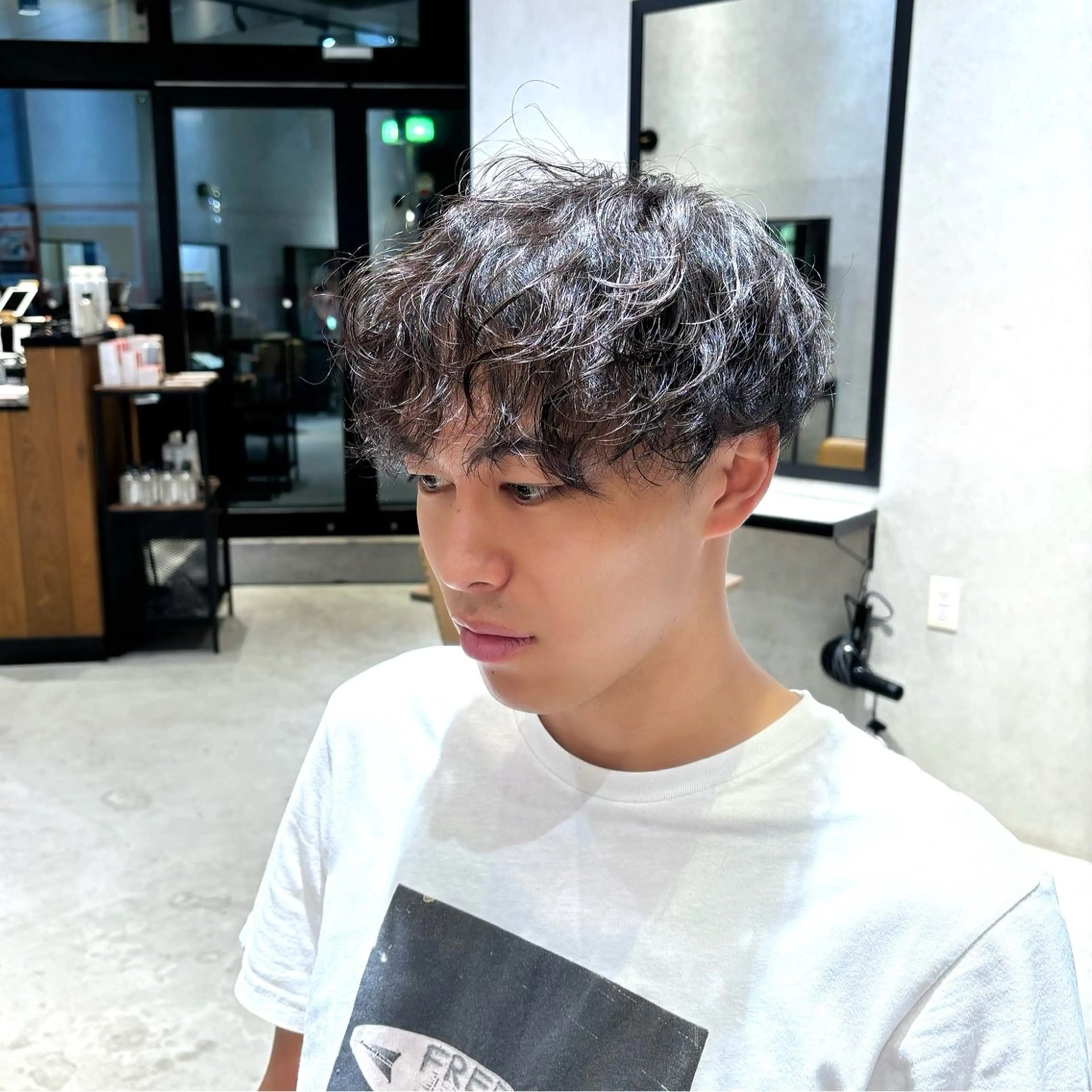 【⚡️U40メンズ限定⚡️】ニュアンスパーマ+カットの写真