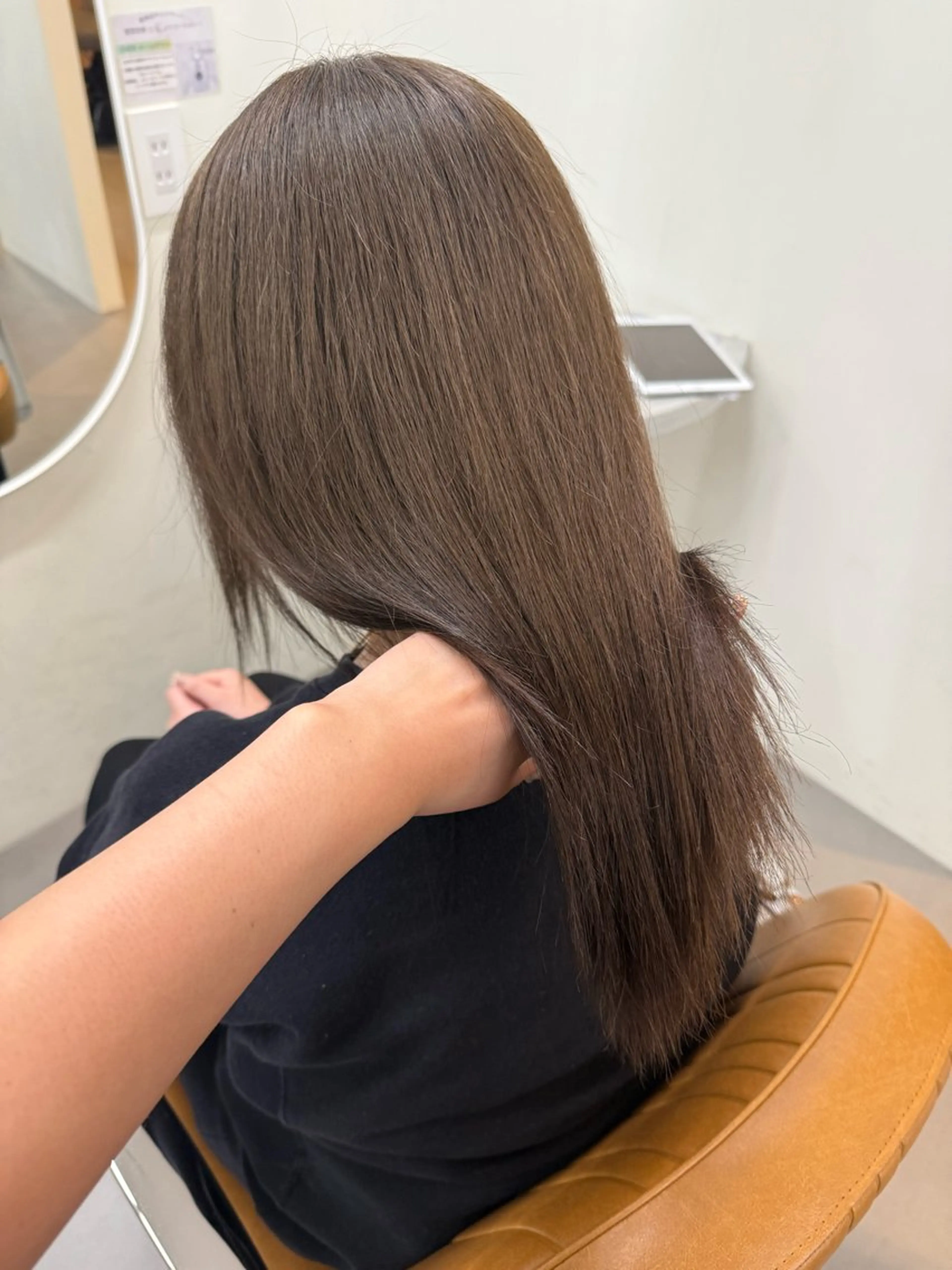 カラー ブリーチ 髪質改善 縮毛矯正 ヘアカラー 檜 果歩のヘアスタイル