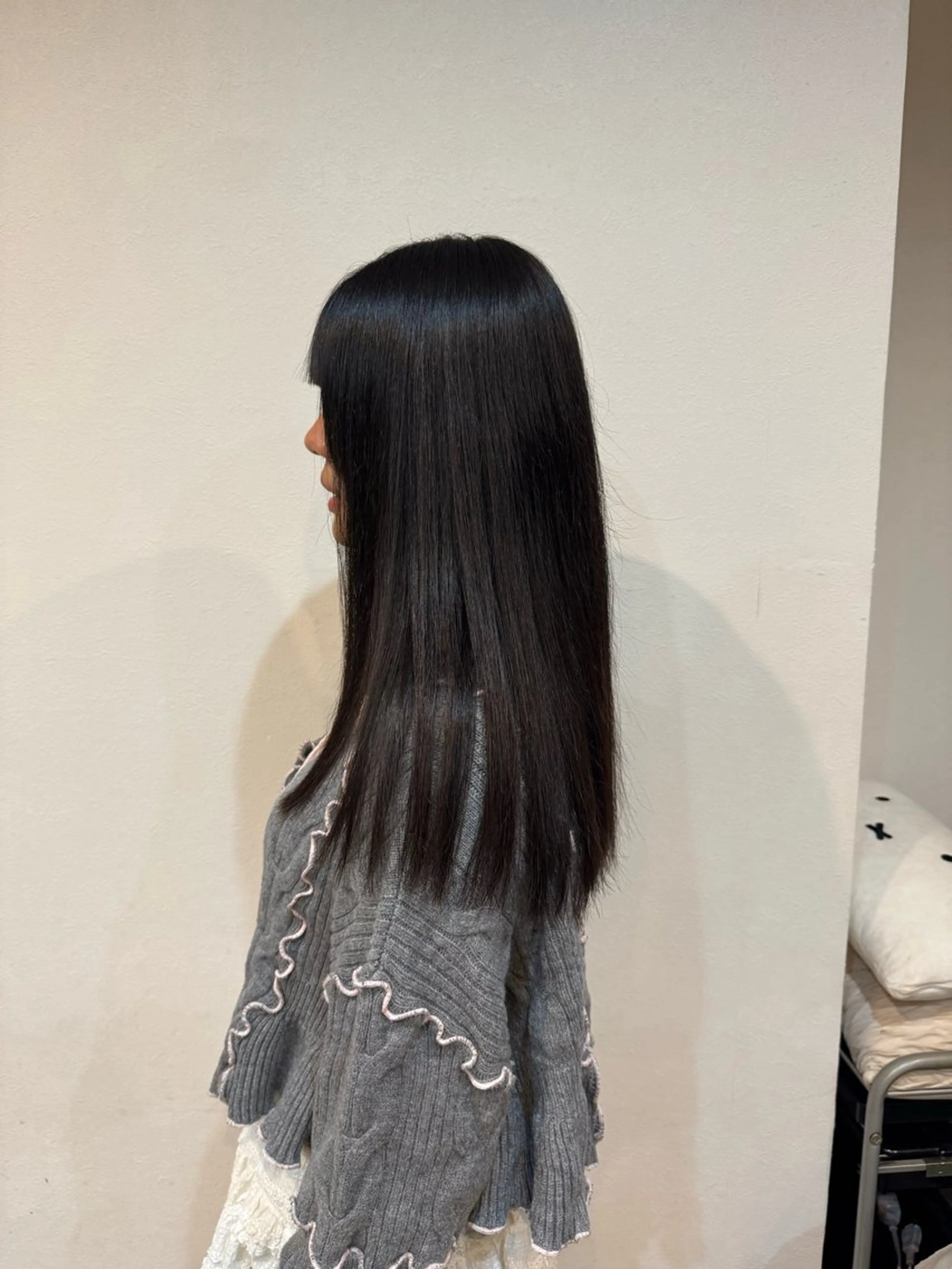 ロング 柘植 里那のヘアスタイル