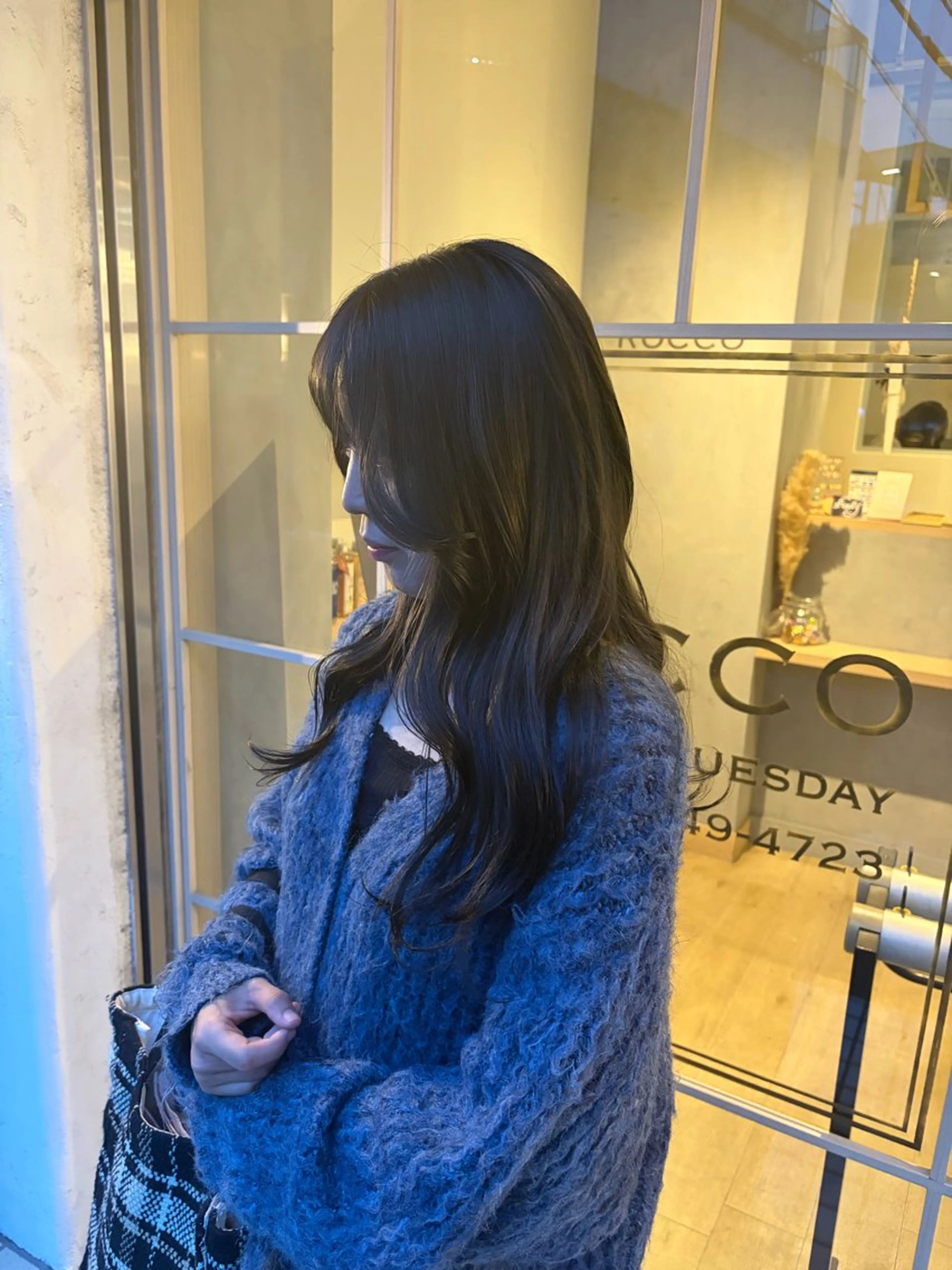 ロング カット ヘアカラー アイナ ROCCOのヘアスタイル