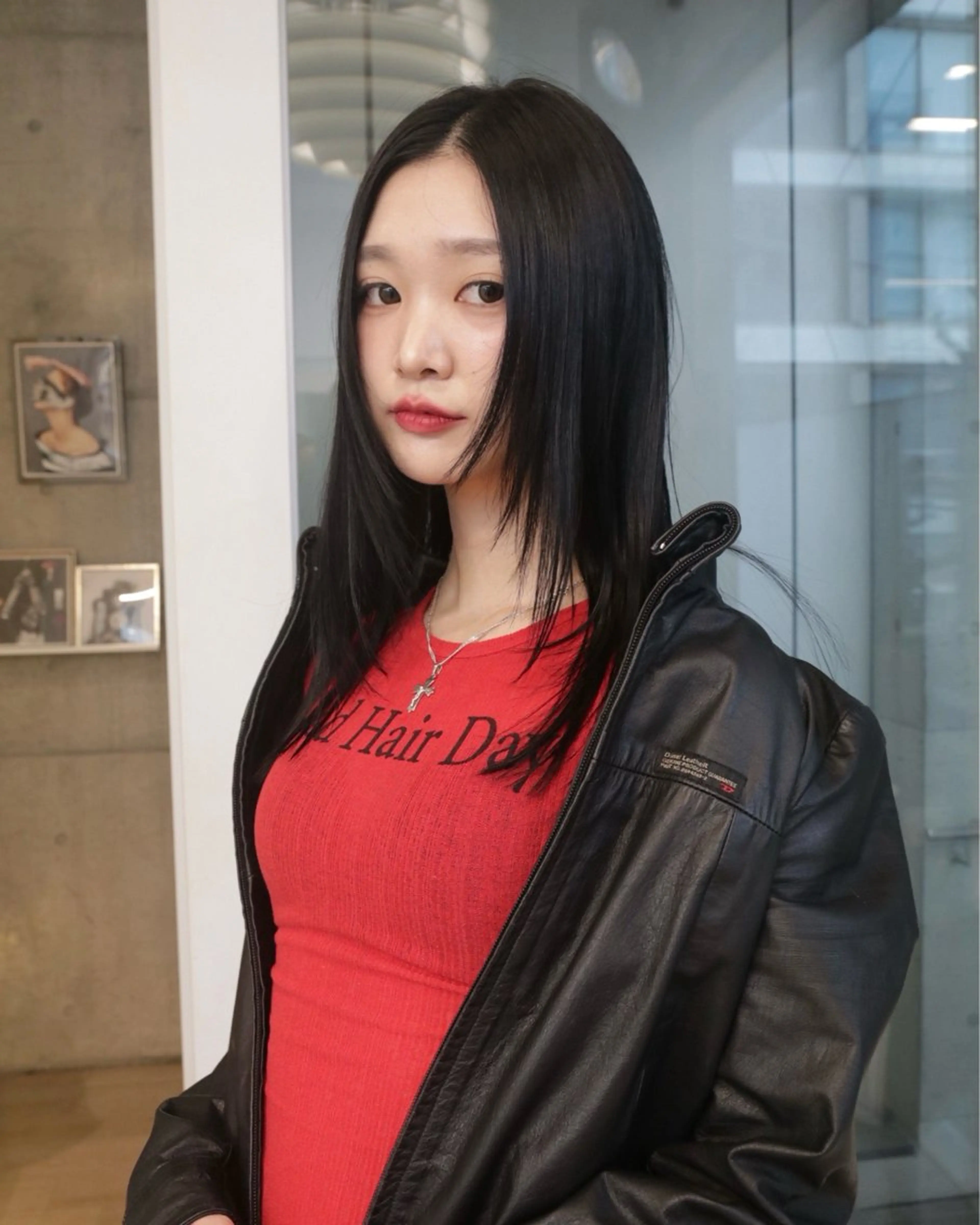 セミロング カラー レイヤーカット ヘアカラー トリートメント マンツーマン/ハイ トーン/HIROKIのヘアスタイル