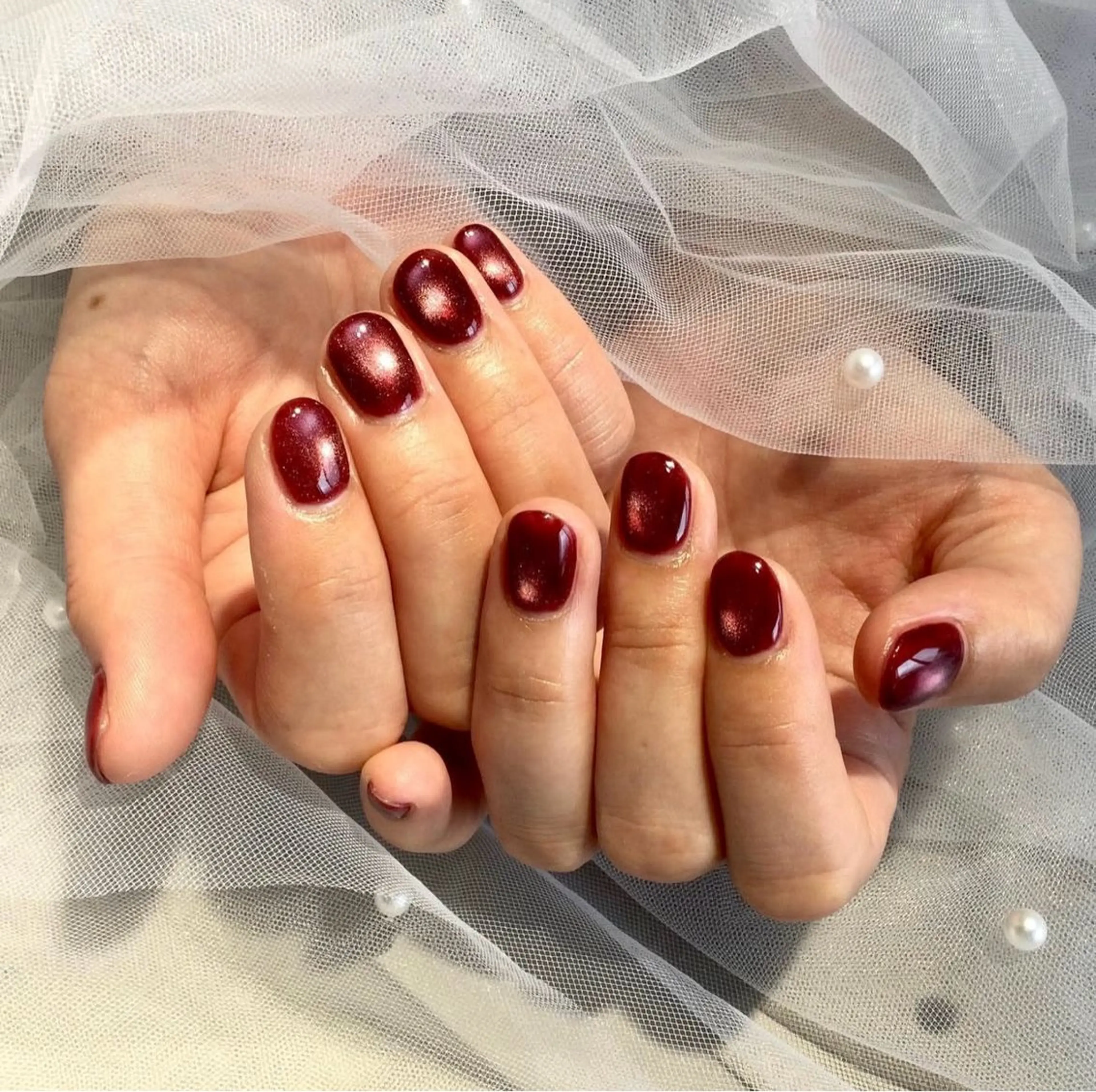 【他店オフ込】〈ハンド〉🤍ワンカラー*･✴︎ （マグネット可⭕️）の写真