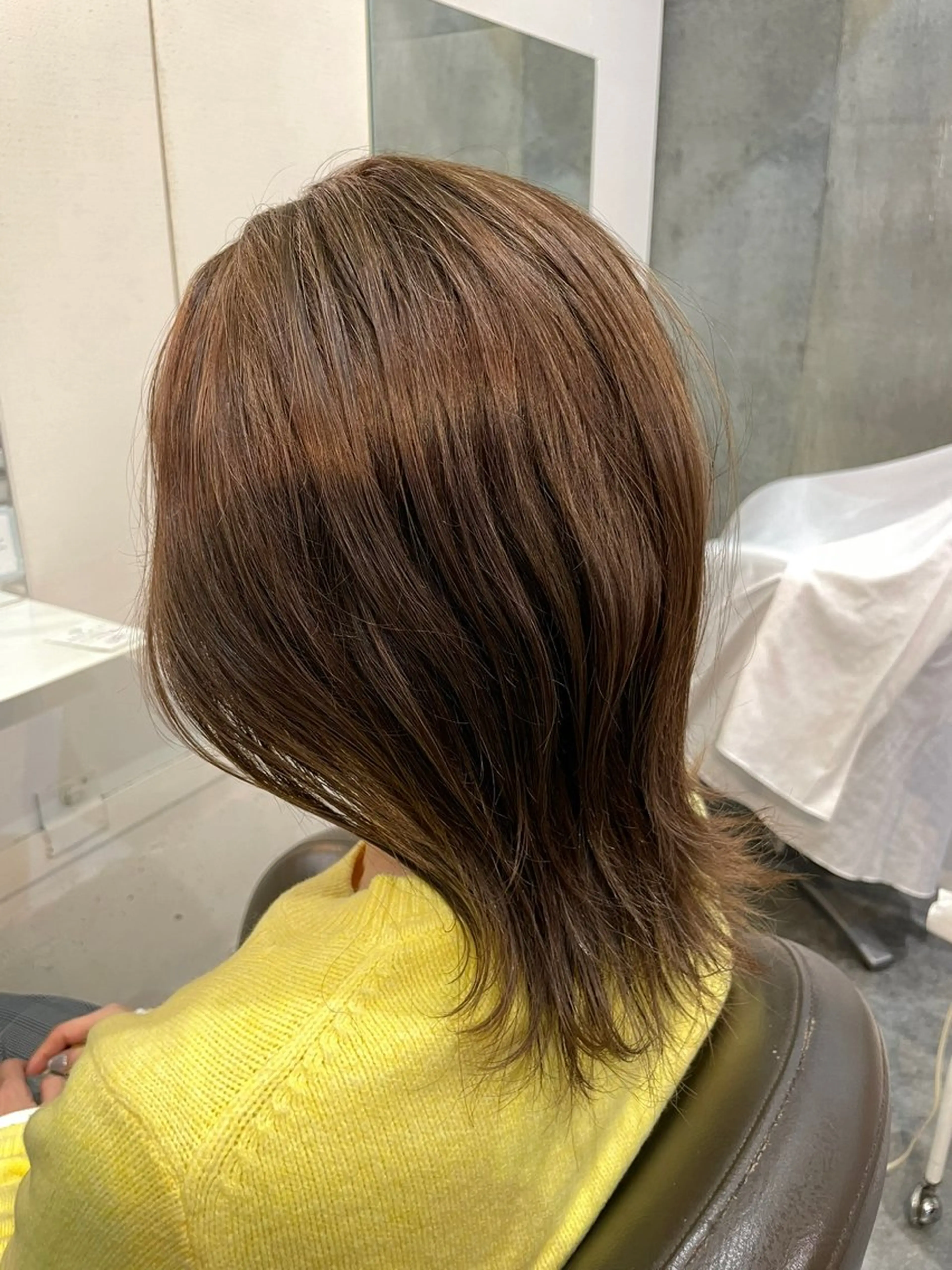 セミロング コスパ◎/ナチュラル カラー/グレイ/佑壮のヘアスタイル