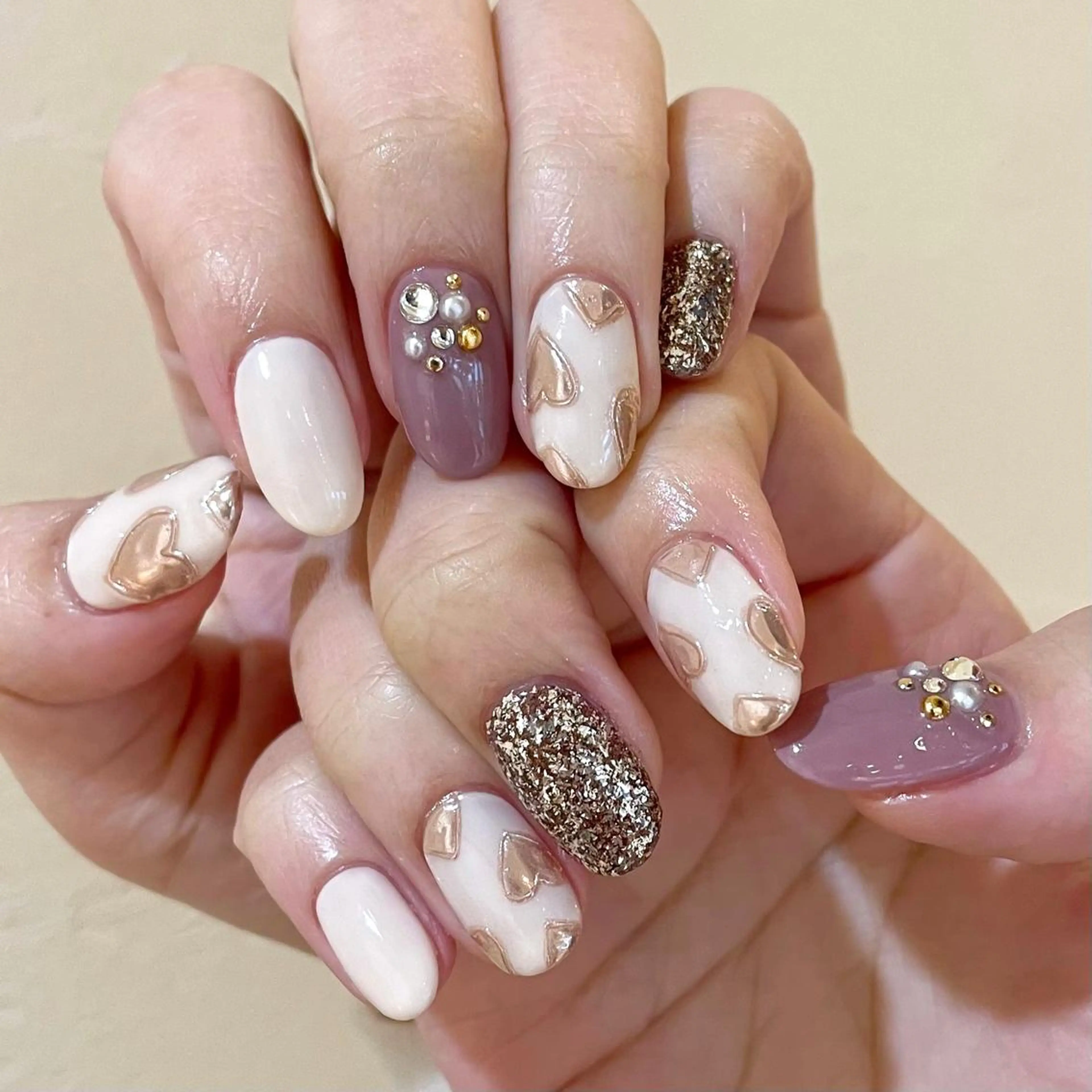 ネイル ハンドネイル 新井 ひなののネイルデザイン