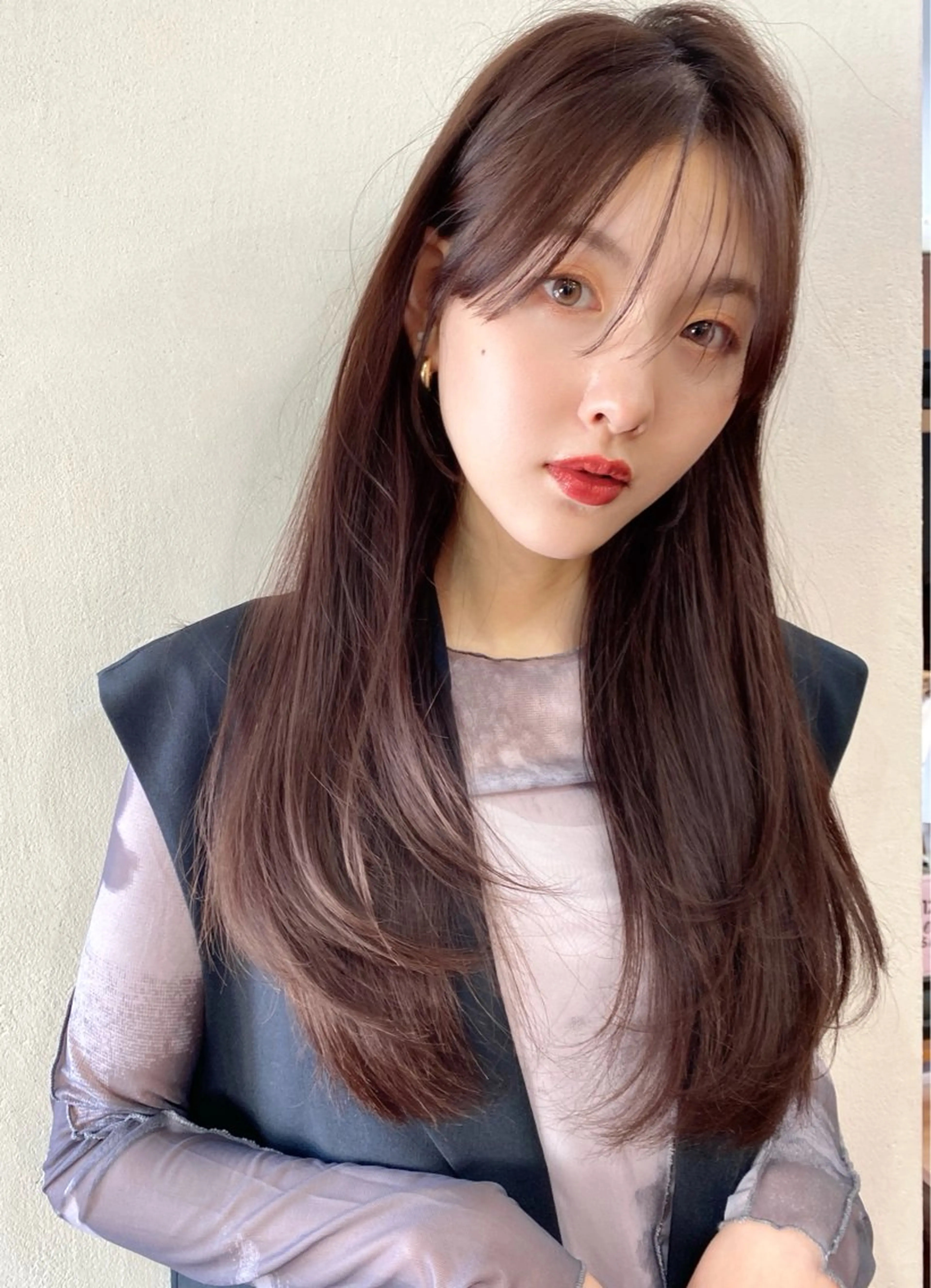 ロング カラー 似合わせレイヤー 🇰🇷荒木洋文のヘアスタイル