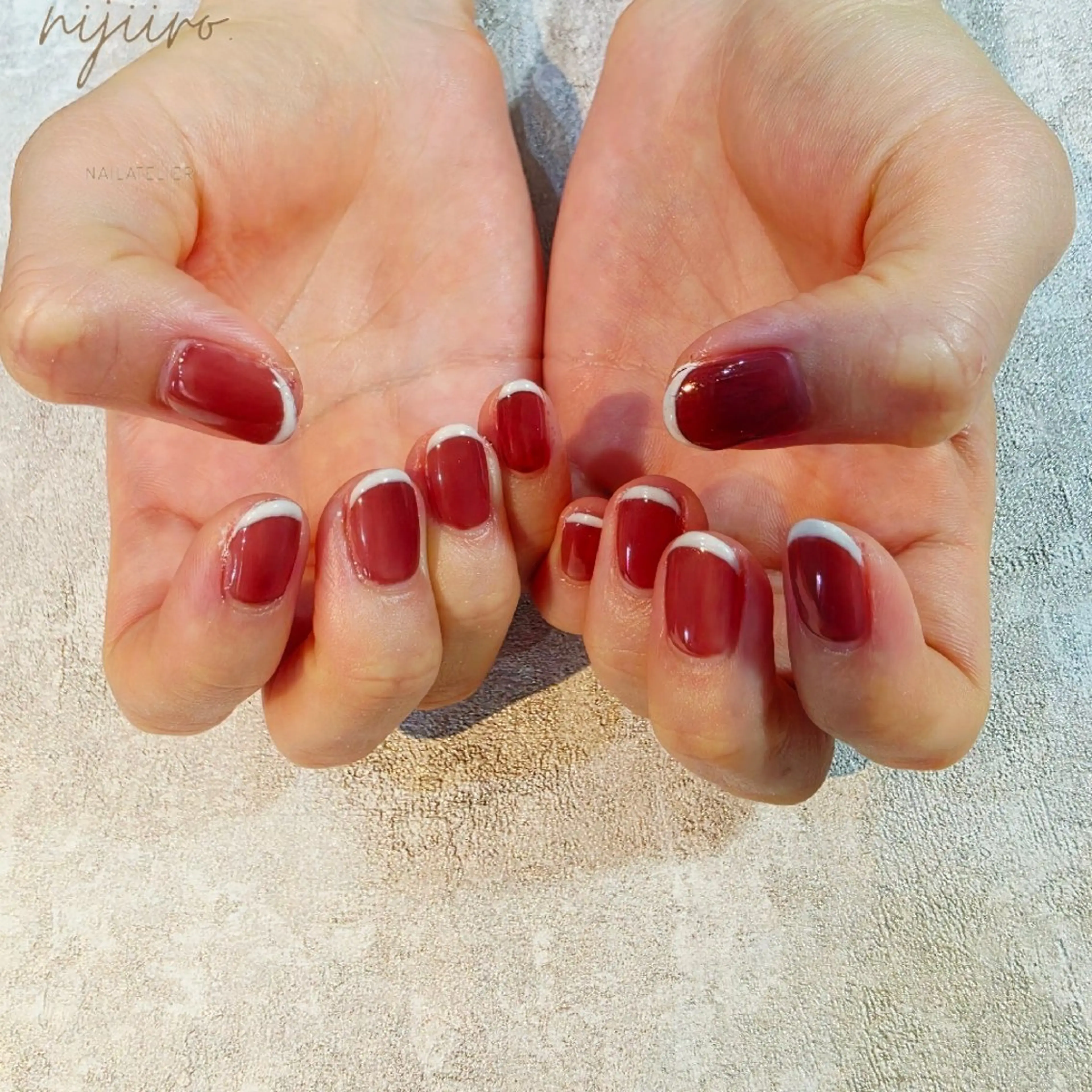 ネイル ハンドネイル nailatelier nijiiro.所属・nijiiro🌈 サトウのネイルデザイン