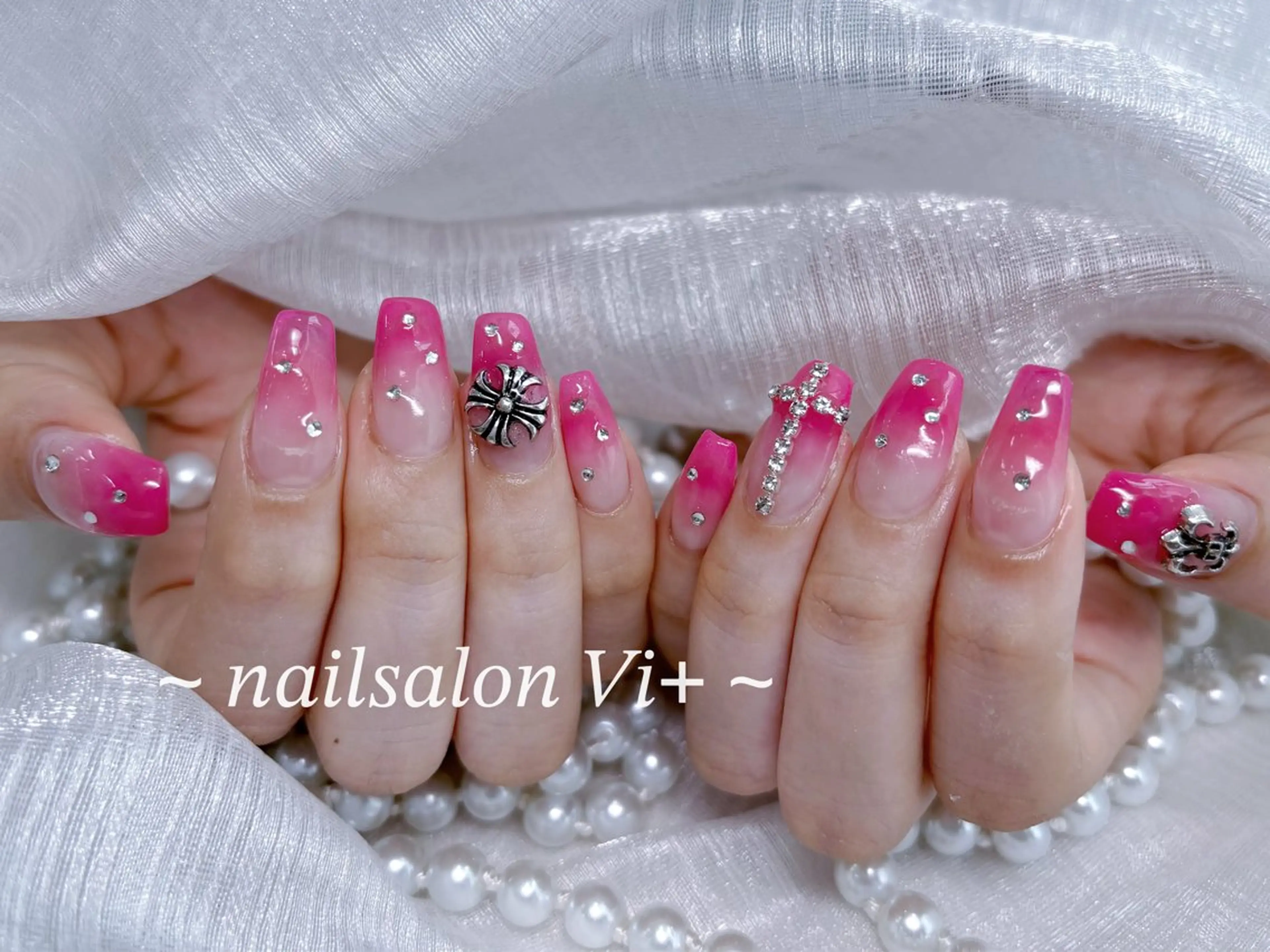 ネイル ハンドネイル Nailsalon Vi+ももか🩷のネイルデザイン