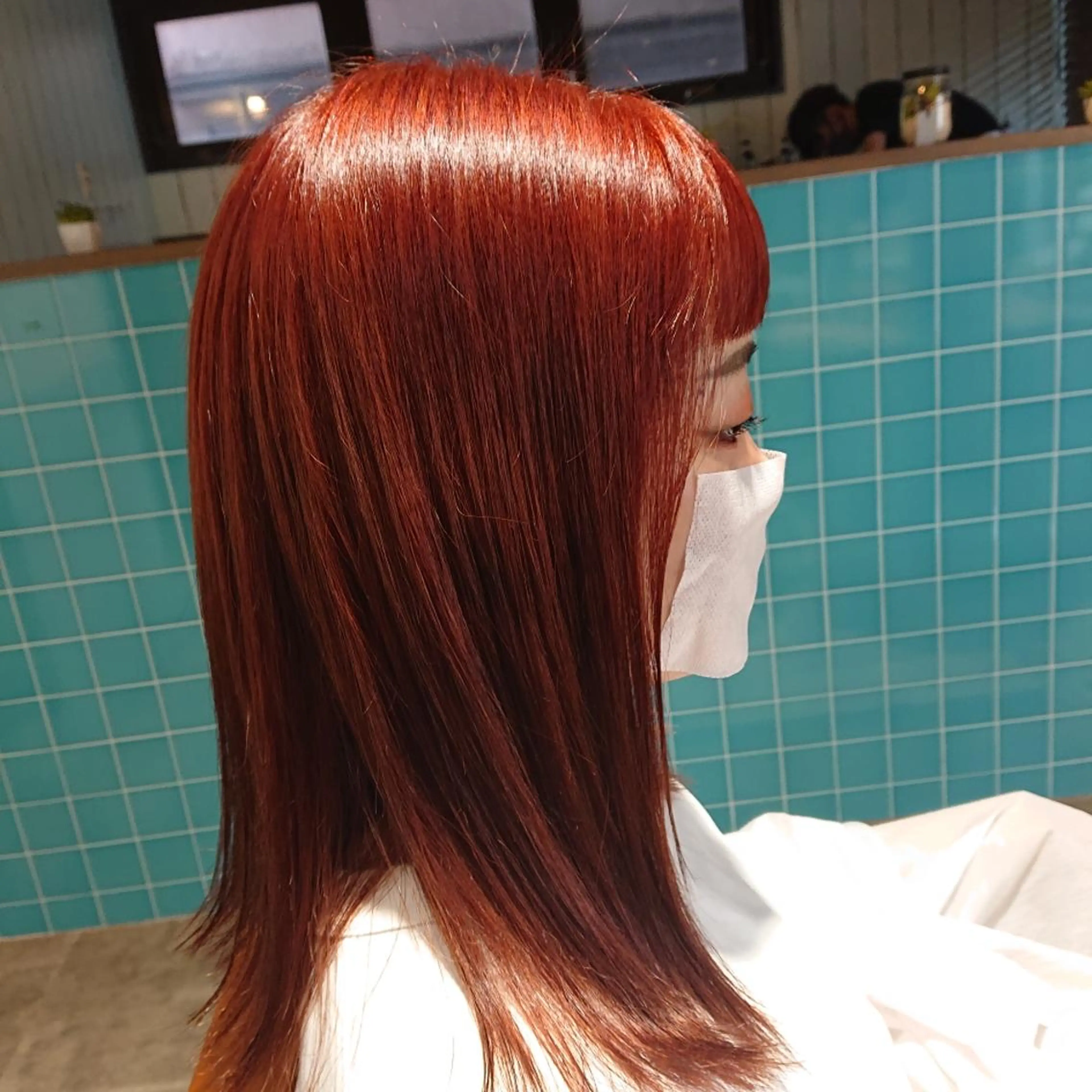 カラー ロング alushe 岡 陽子のヘアスタイル