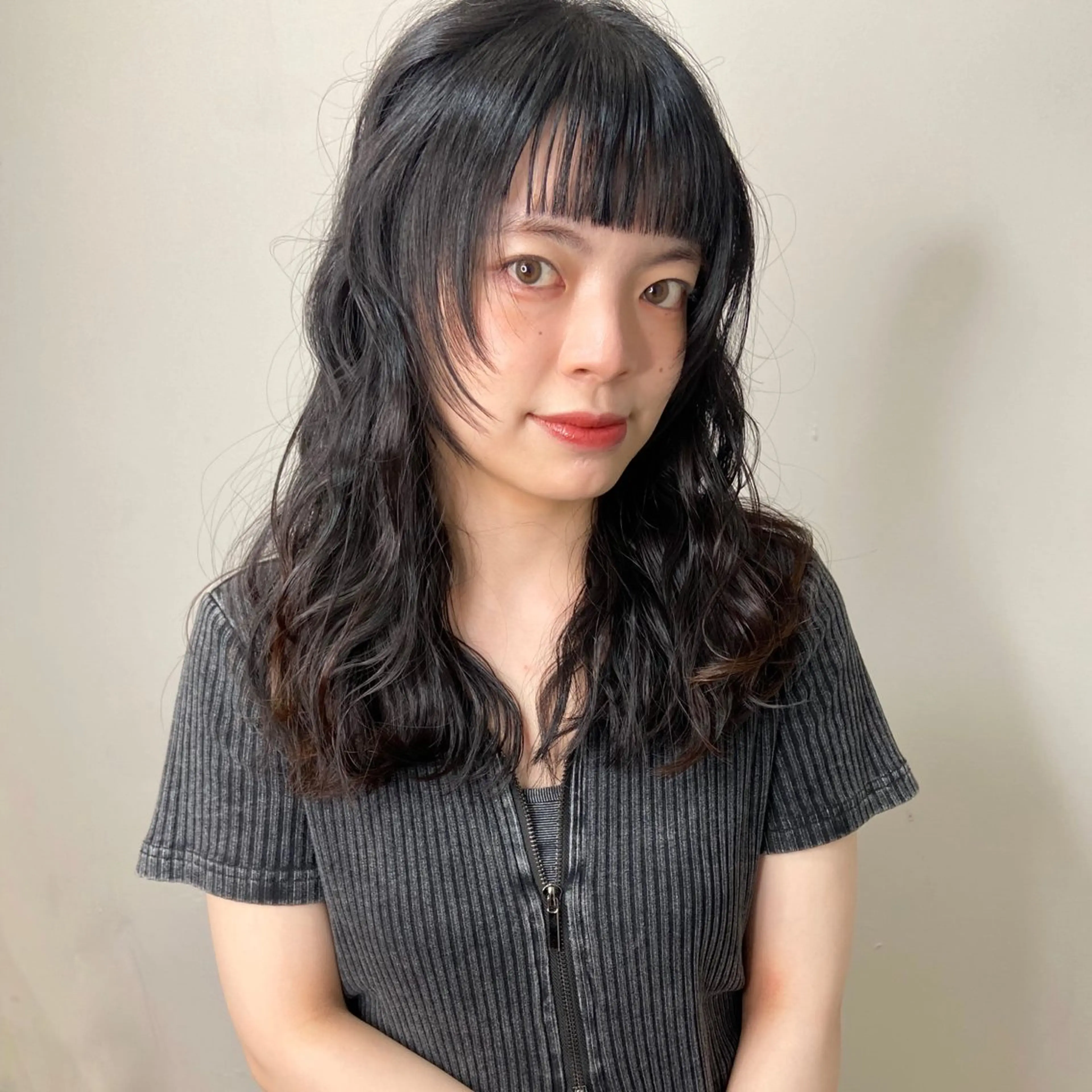 ミディアム パーマ ヘアアレンジ 🌼似合わせのプロ 心斎橋/rena🌼のマツエク・マツパデザイン