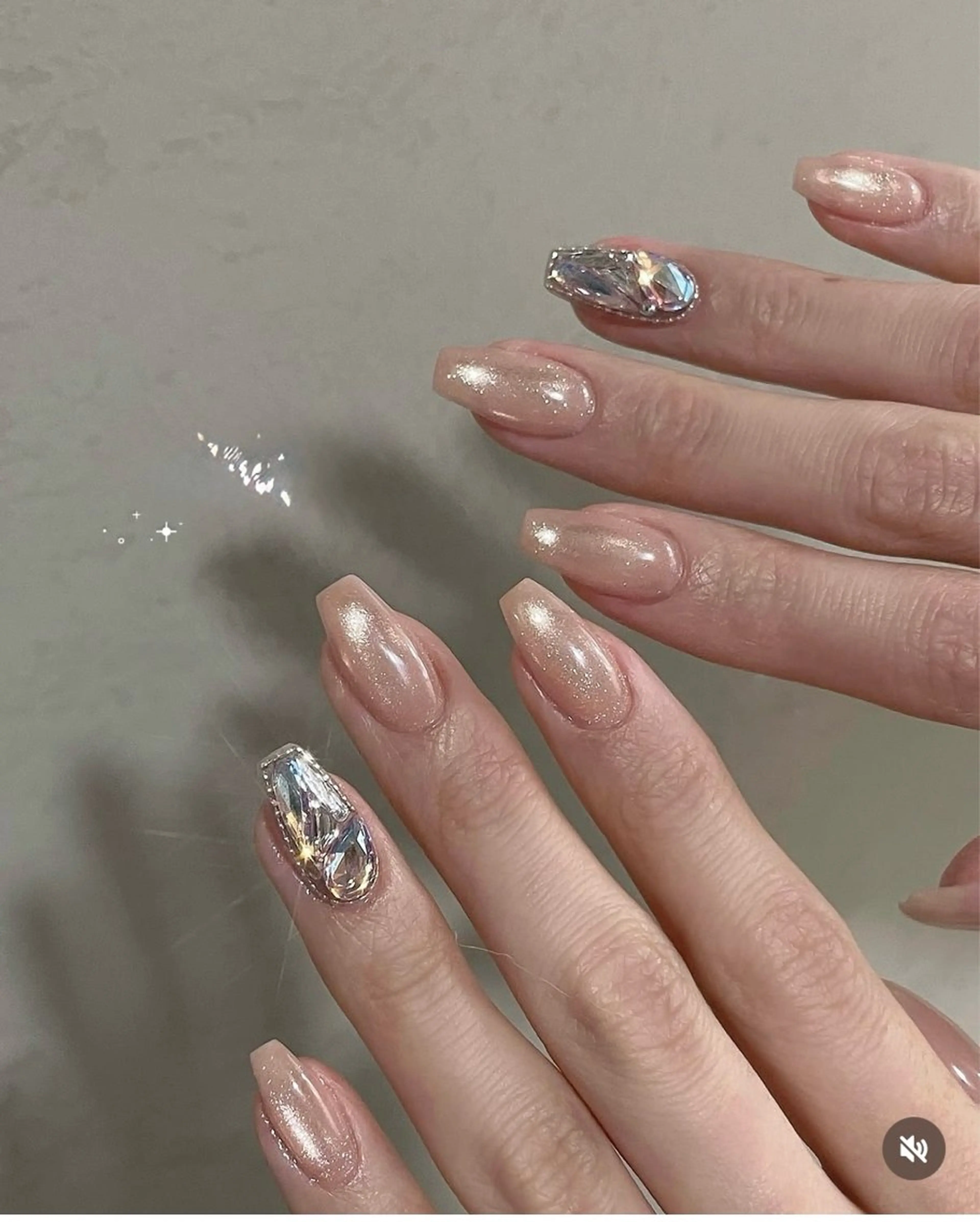 ネイル アートネイル ジェルネイル ガーリー キラキラネイル Nihonthy Nail 新宿のネイルデザイン