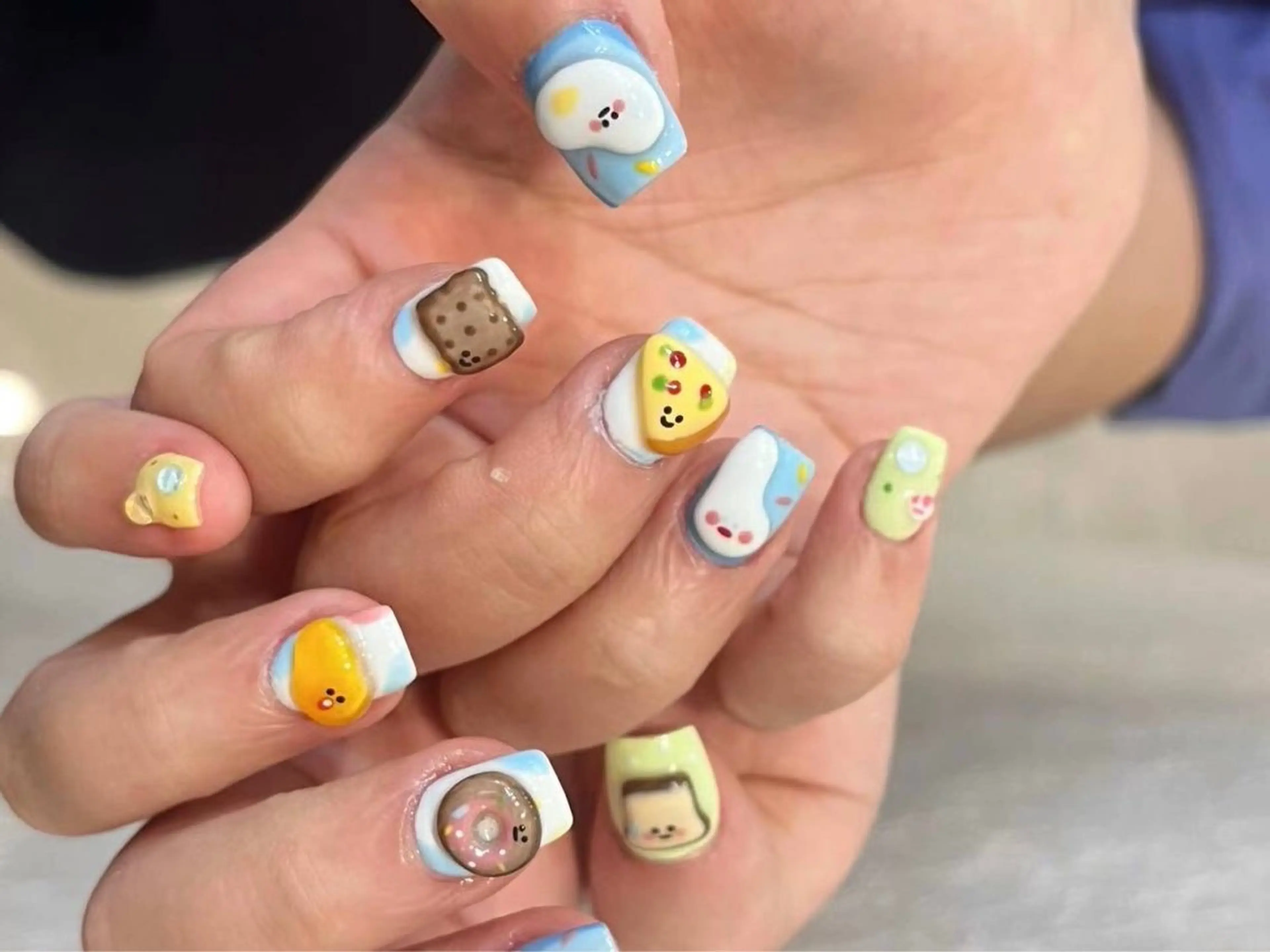 ネイル アートネイル フラワーネイル フットネイル ジェルネイル マグネットネイル babarla Nailのネイルデザイン