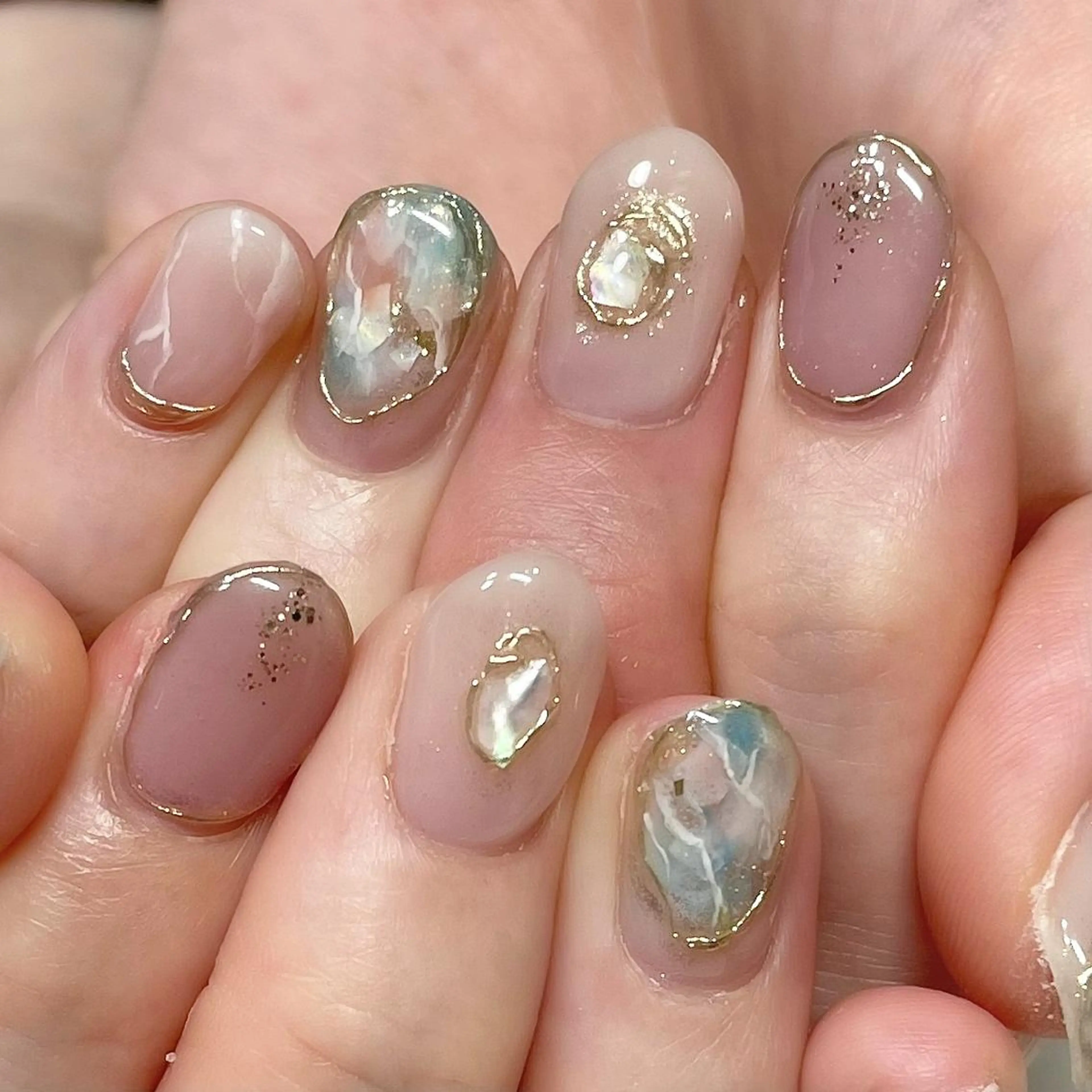 ネイル ジェルネイル 東 千夏のネイルデザイン