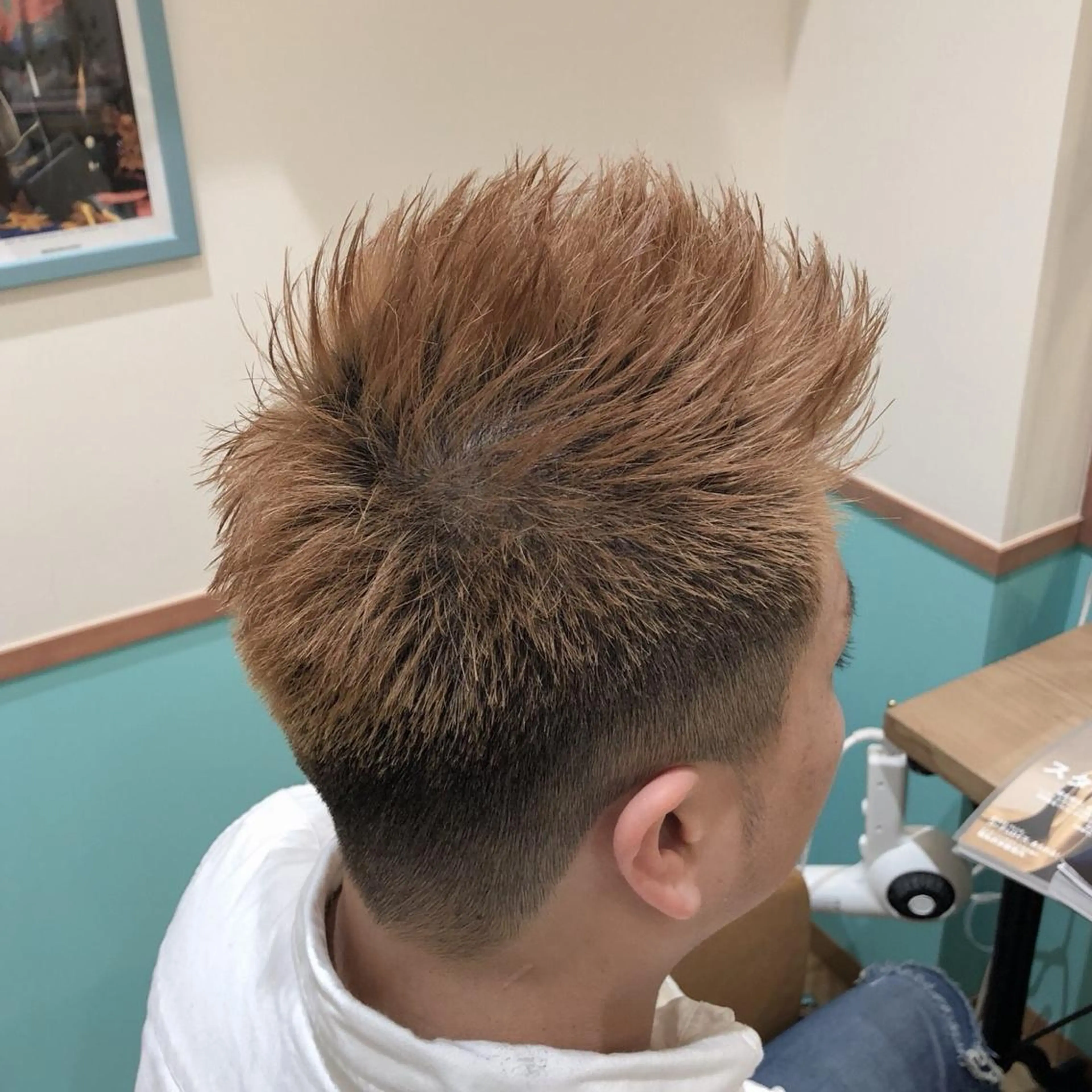 ショート カラー メンズ 【代表】 高瀬慎也/縮毛矯正のヘアスタイル