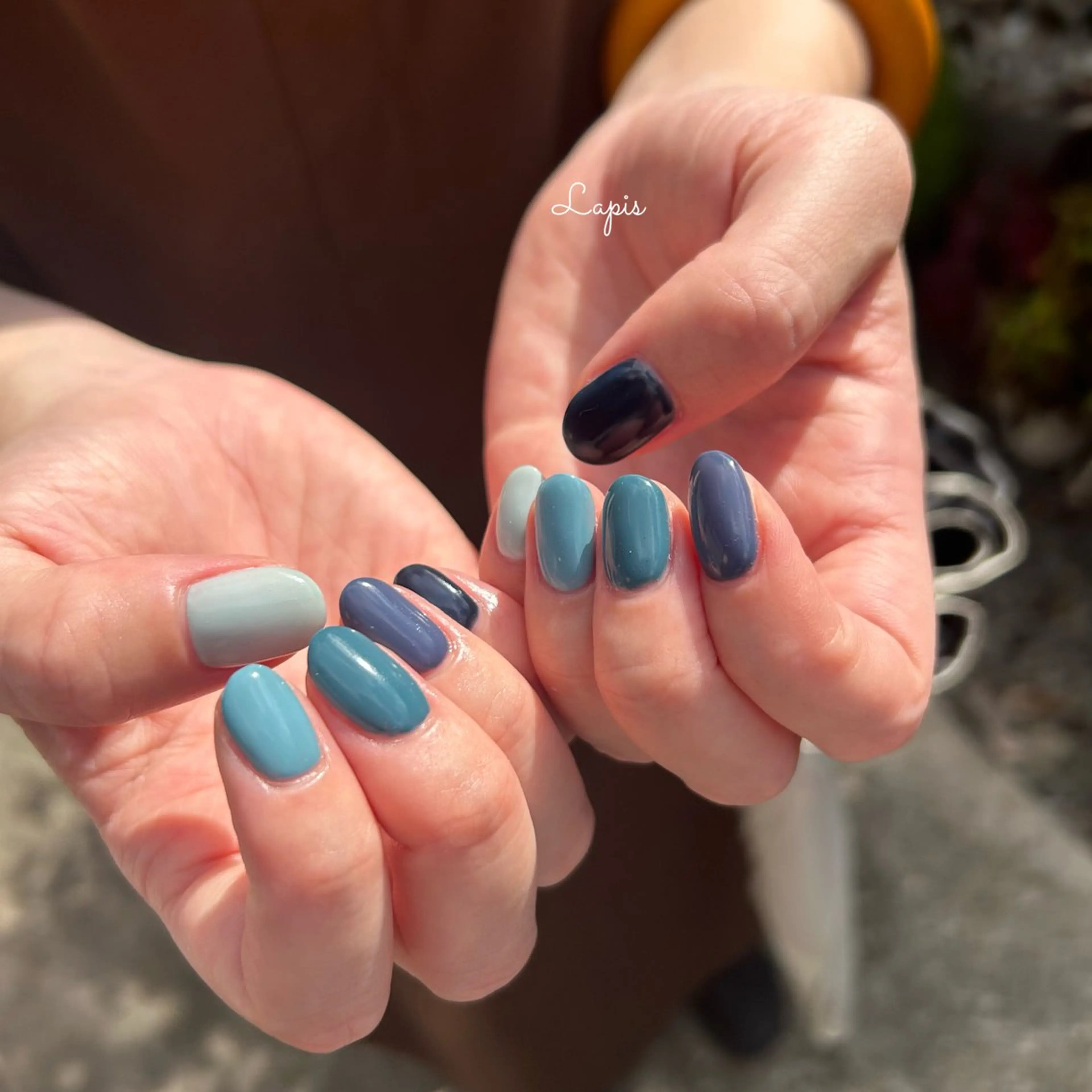 ネイル ハンドネイル Lapis *のネイルデザイン