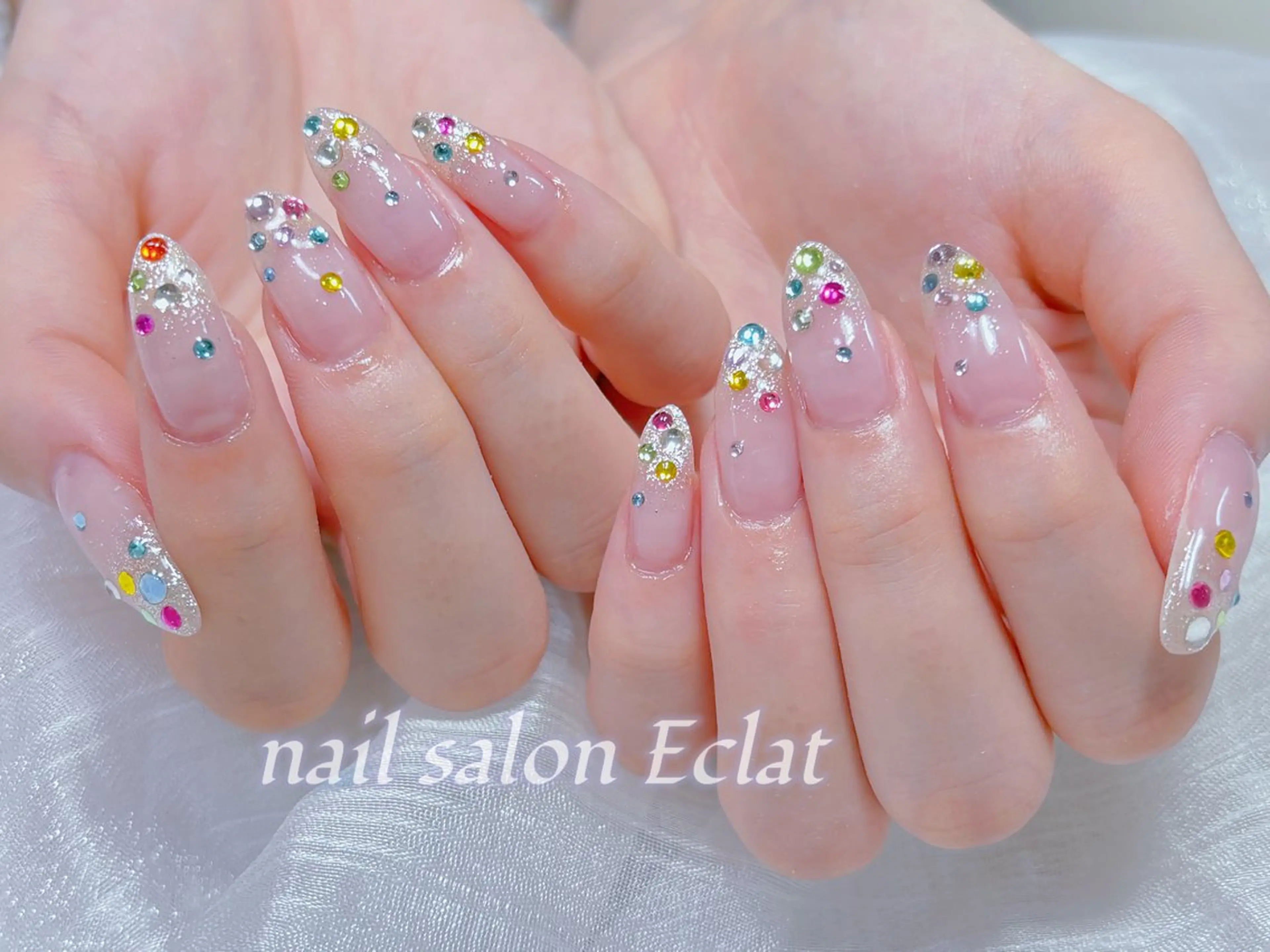 ネイル ハンドネイル ネイルサロンエクラ 🫧Shizukaのネイルデザイン