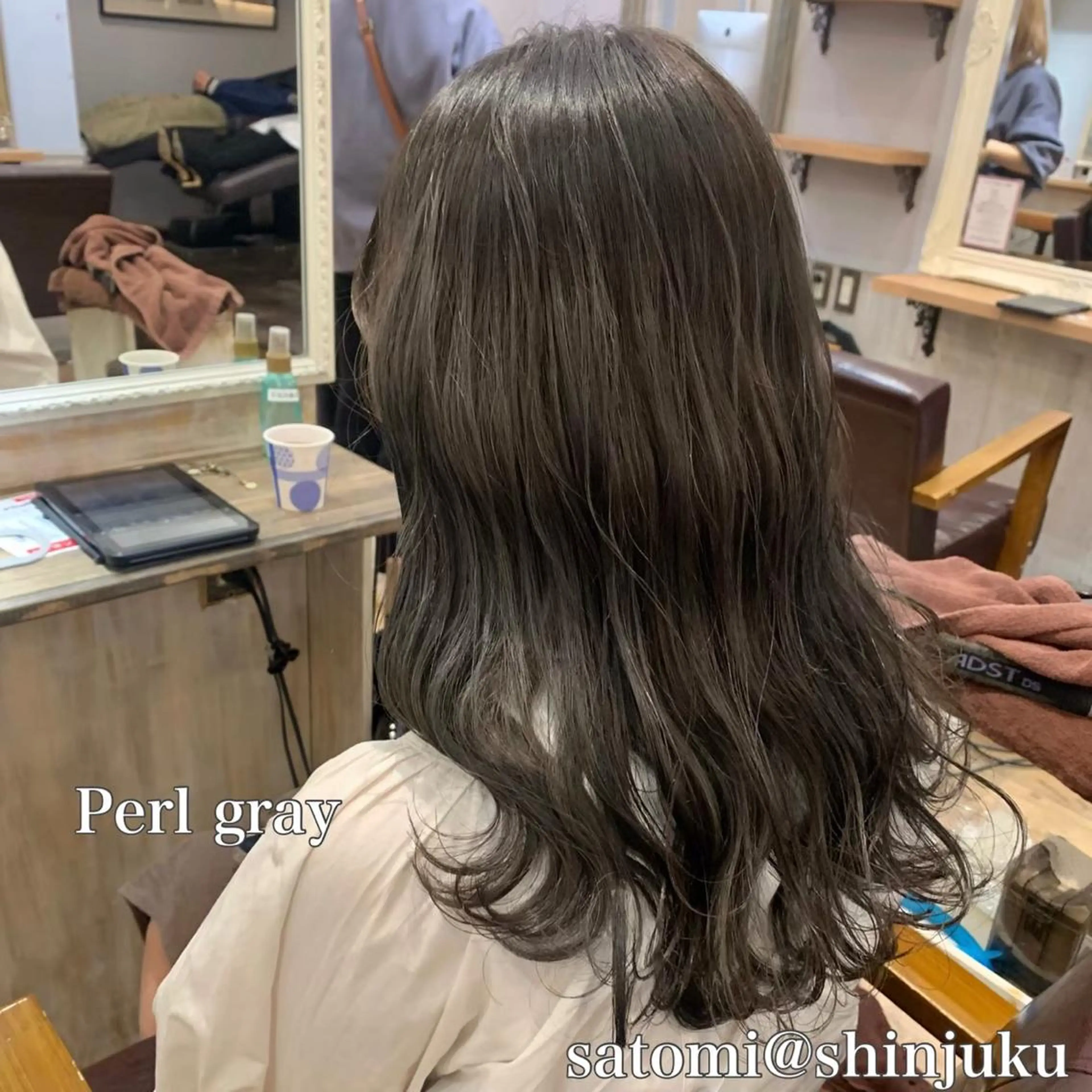 ロング カラー パーマ ヘアアレンジ メンズ ワット 原宿のヘアスタイル