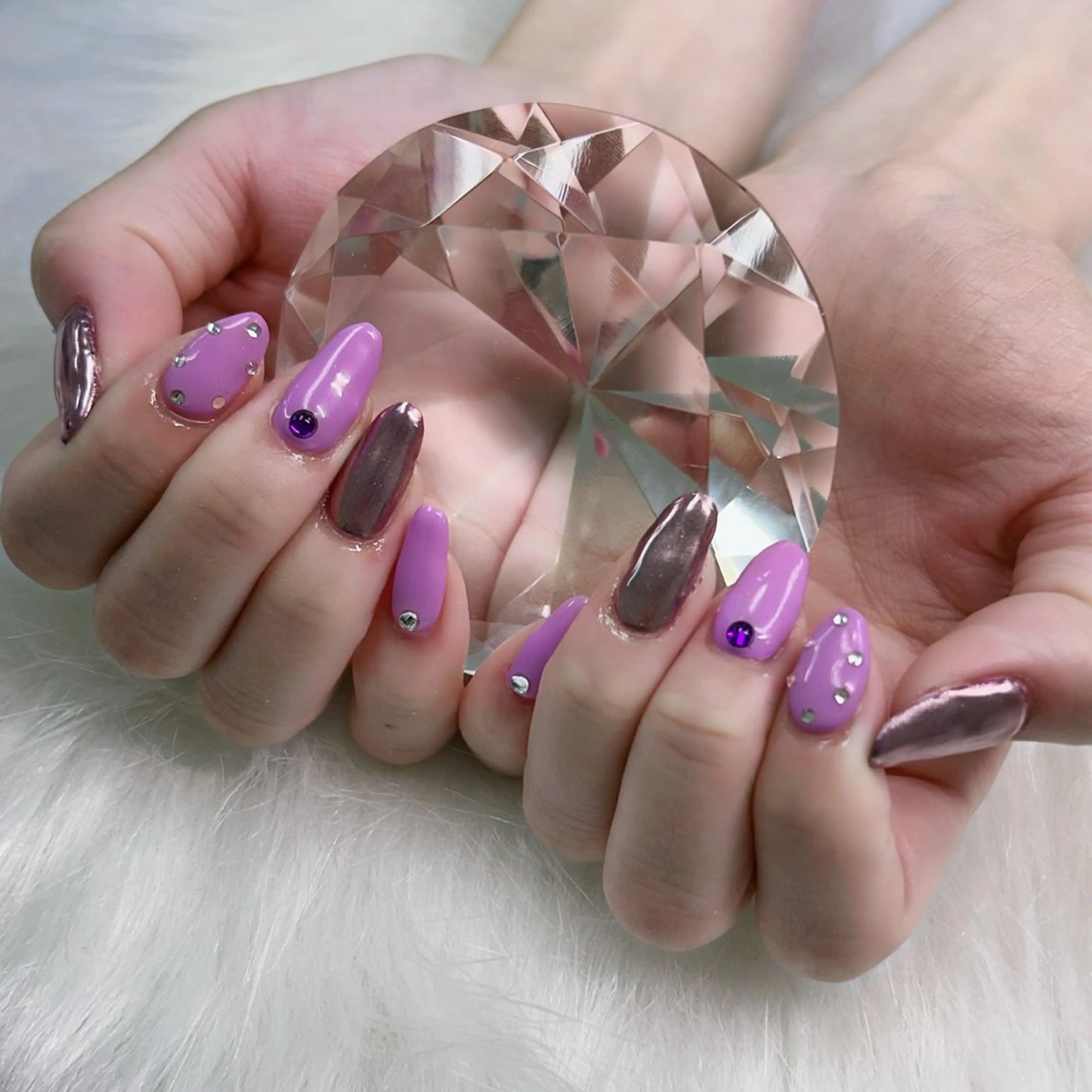 ネイル パーツ全部¥110 サロンミミのネイルデザイン