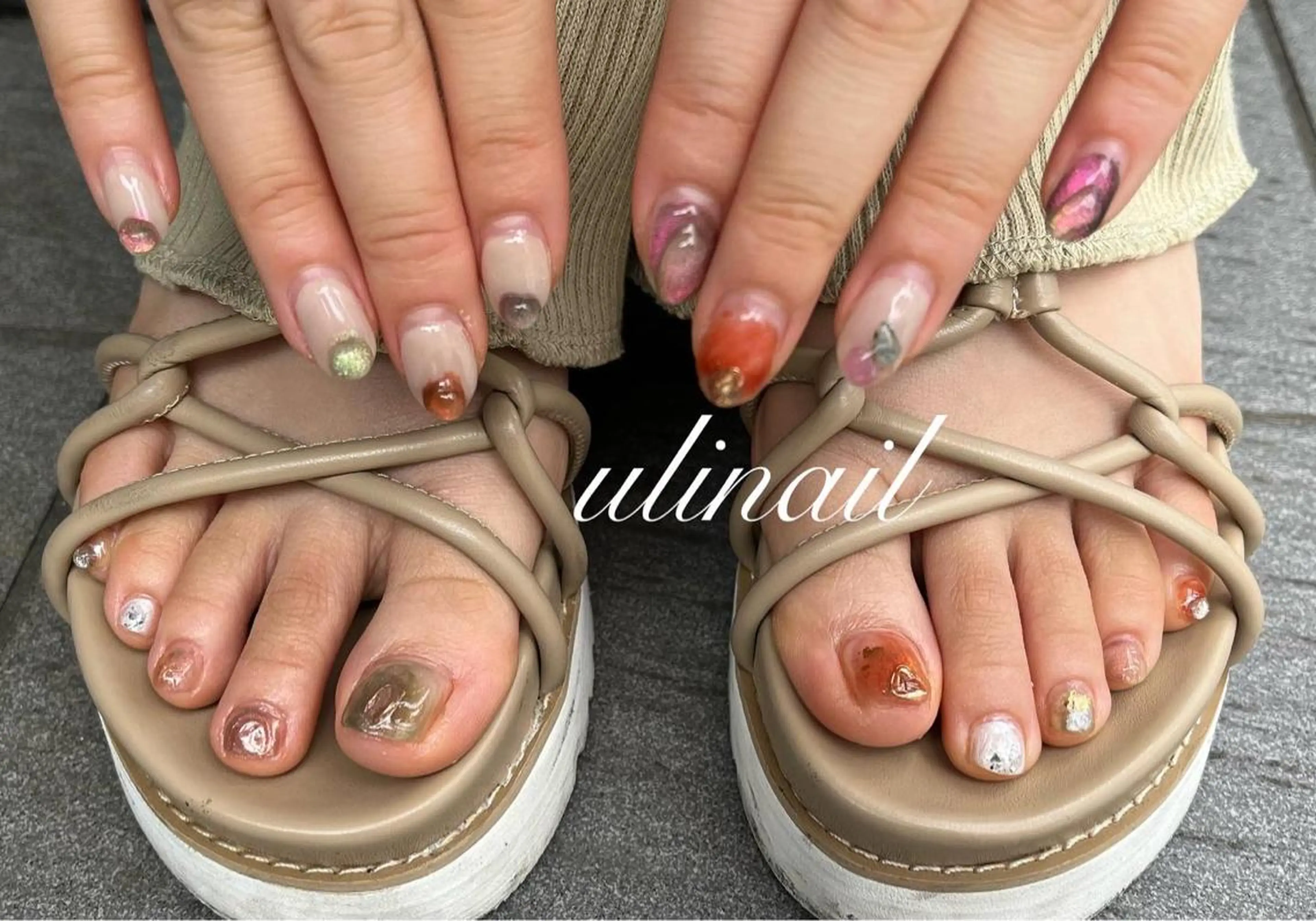 ネイル フットネイル ulinail （ウリネイル）のネイルデザイン