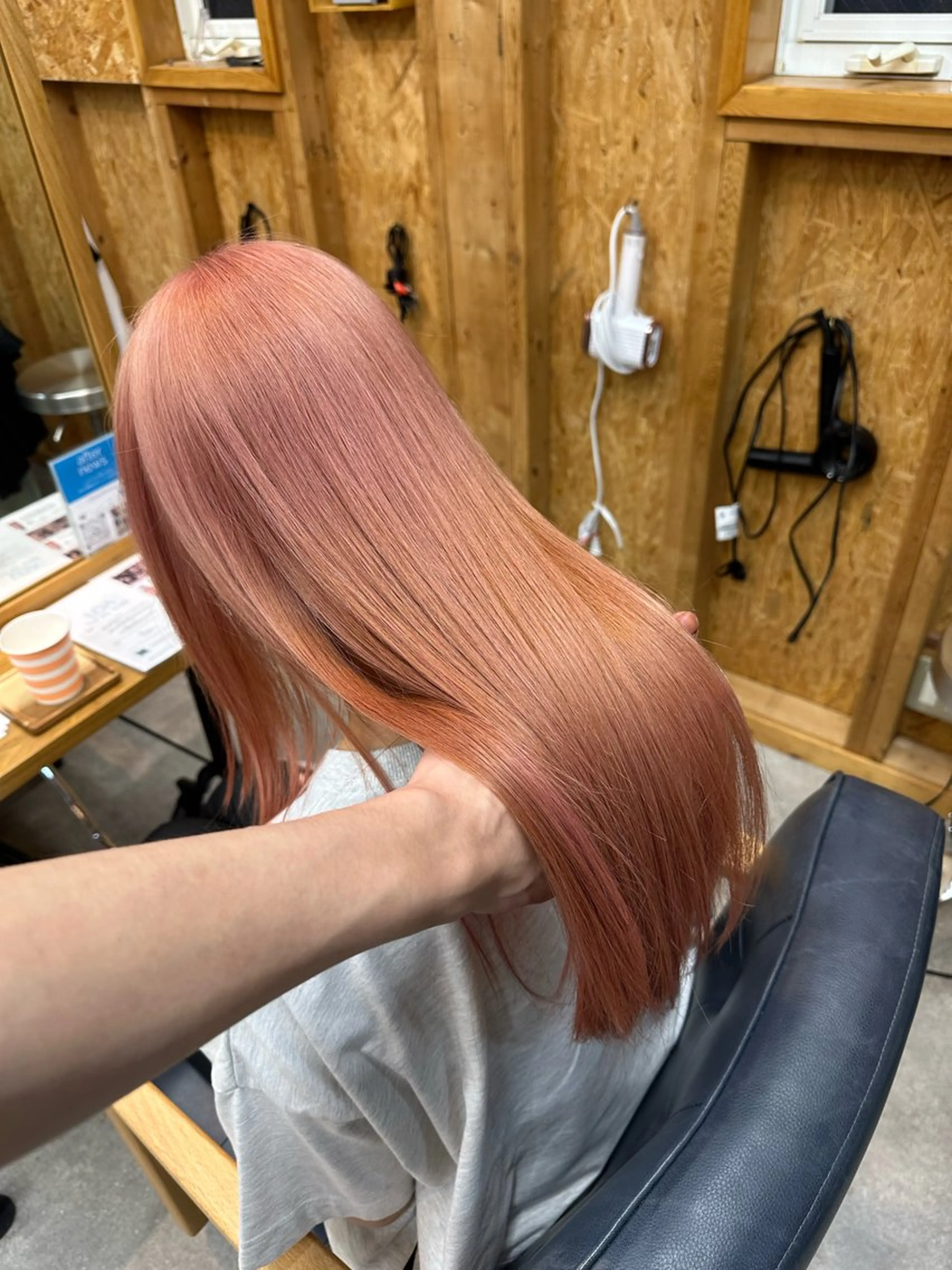 セミロング ブリーチ屋さん🍀 ブリーチ矯正・あずみのヘアスタイル