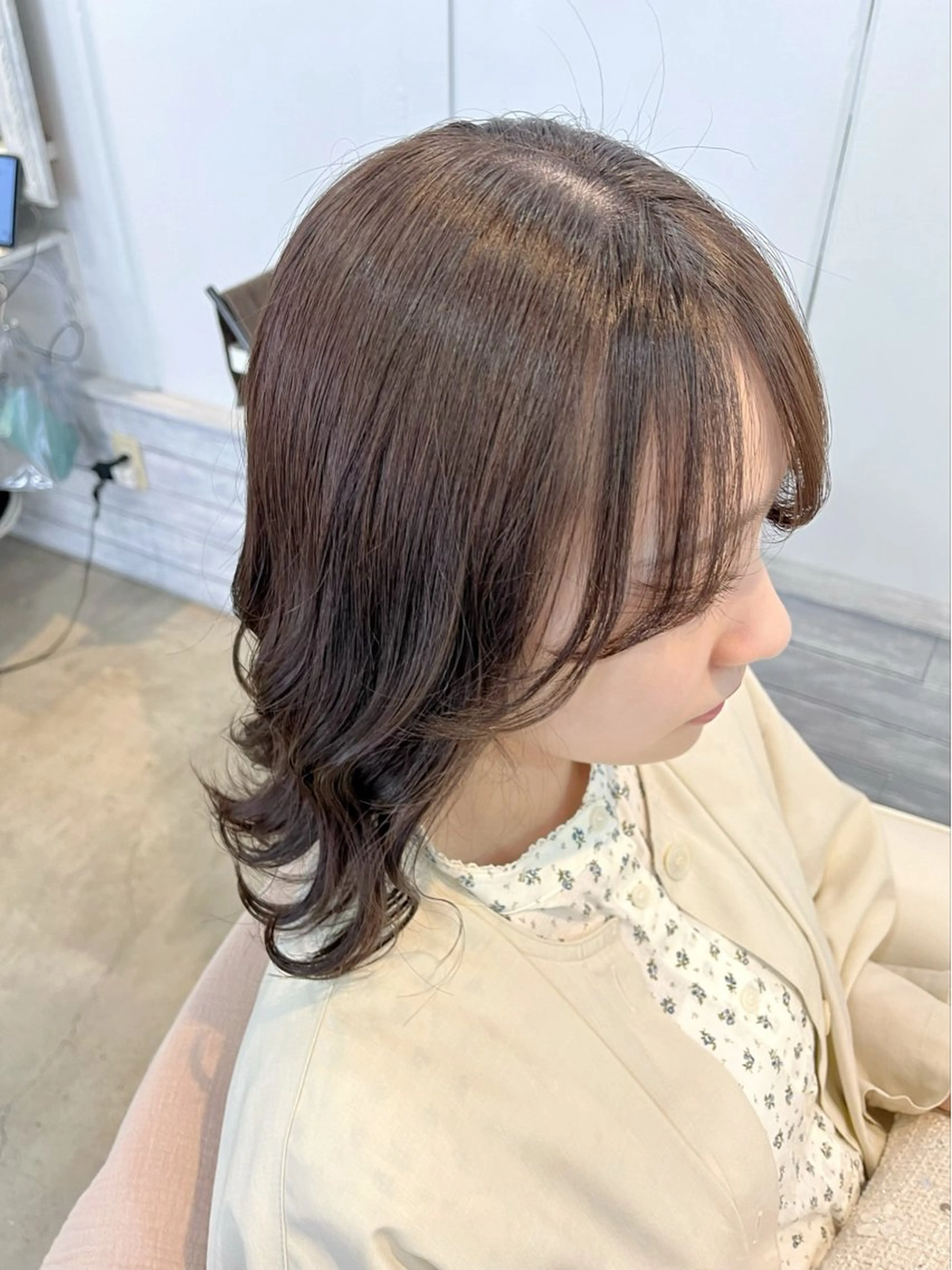 ミディアム カラー 赤羽Gardenia 🌸ayame🌸のヘアスタイル