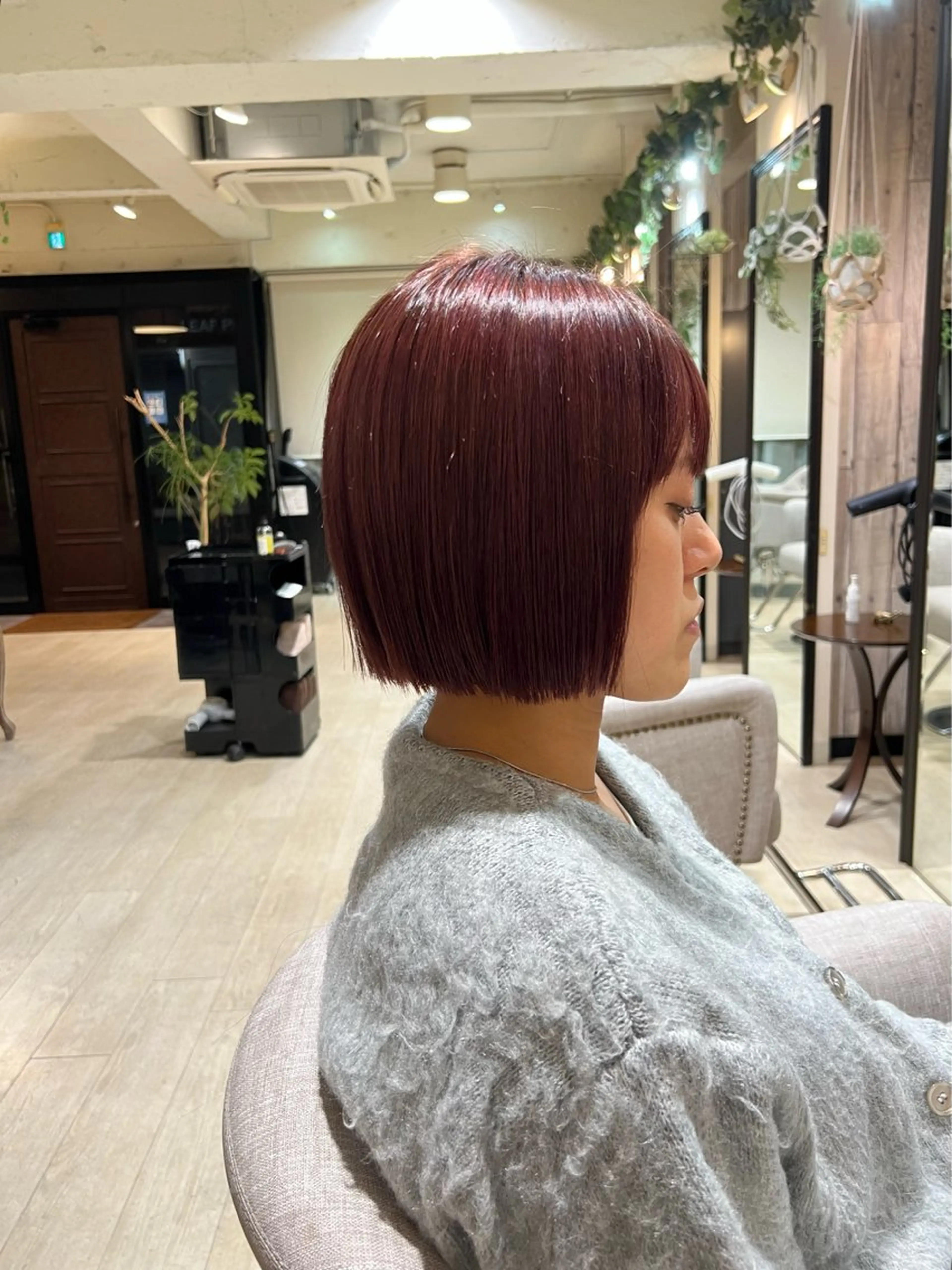 ミディアム ショートボブ ボブ 似合わせカット 増田 晃大のヘアスタイル