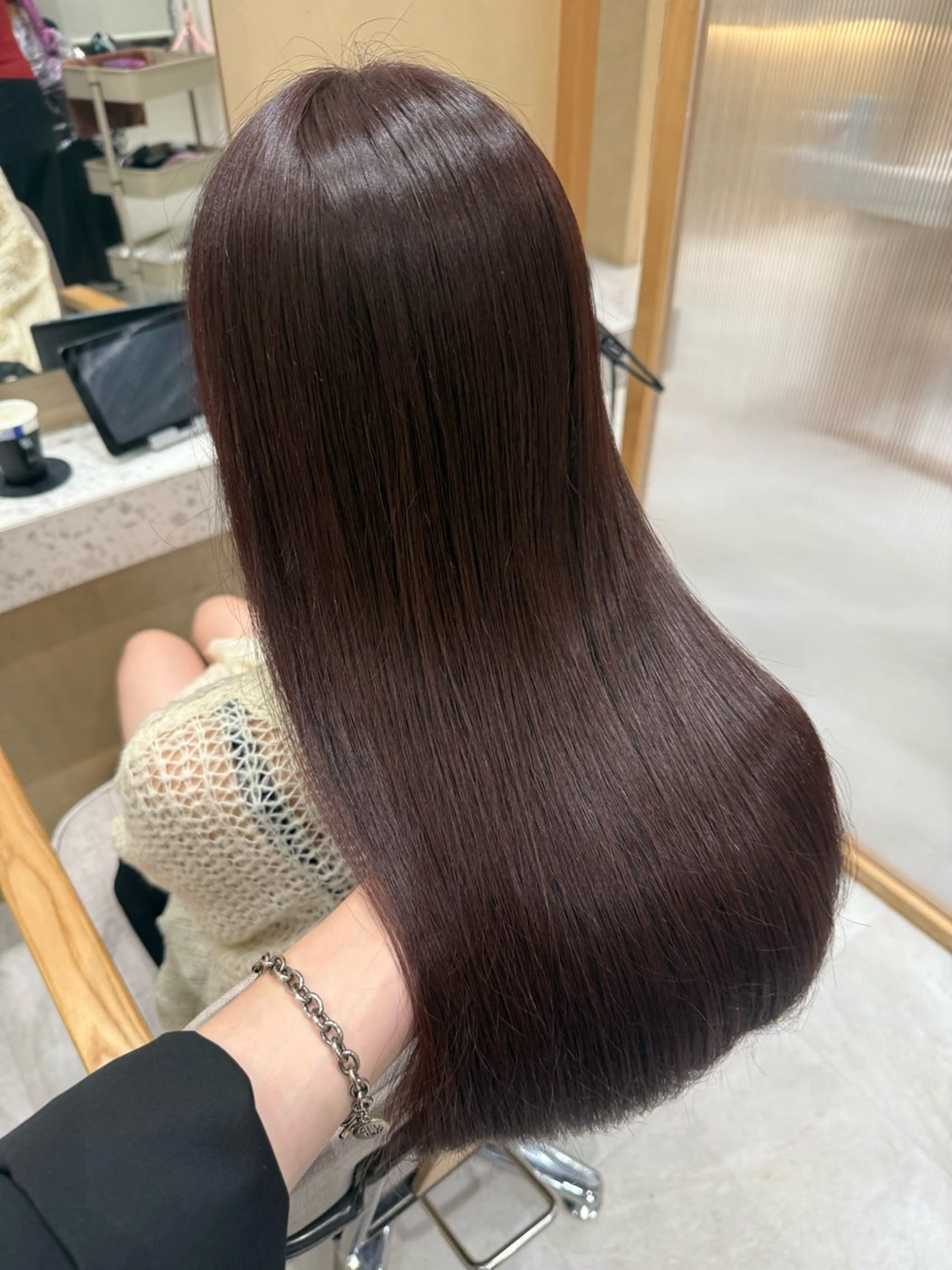 🍒ご新規様限定価格🍒ヒアルロン酸ケアカラー+カット+超音波3stepトリートメントの写真