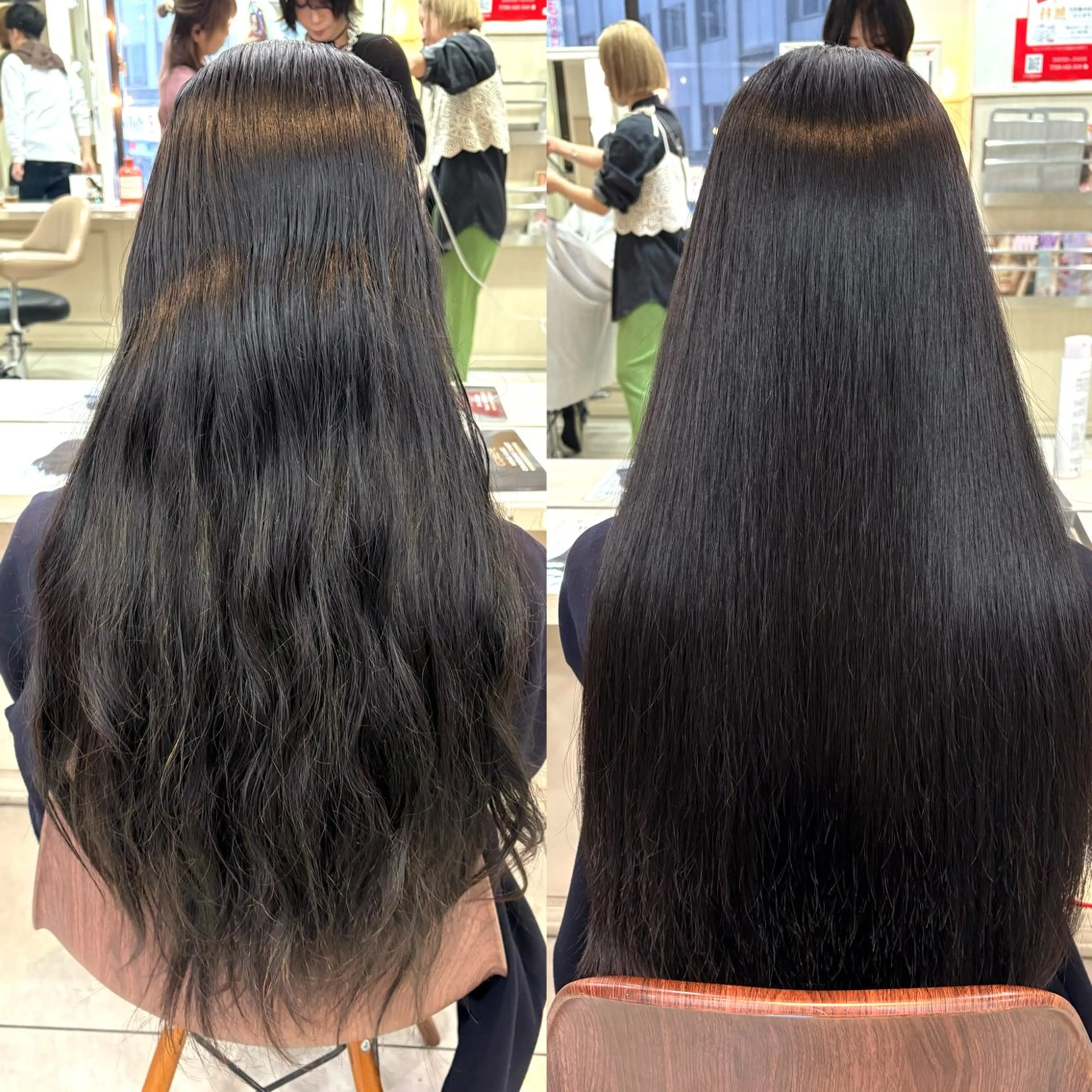 👑sins式髪質改善酸性ストレートの写真