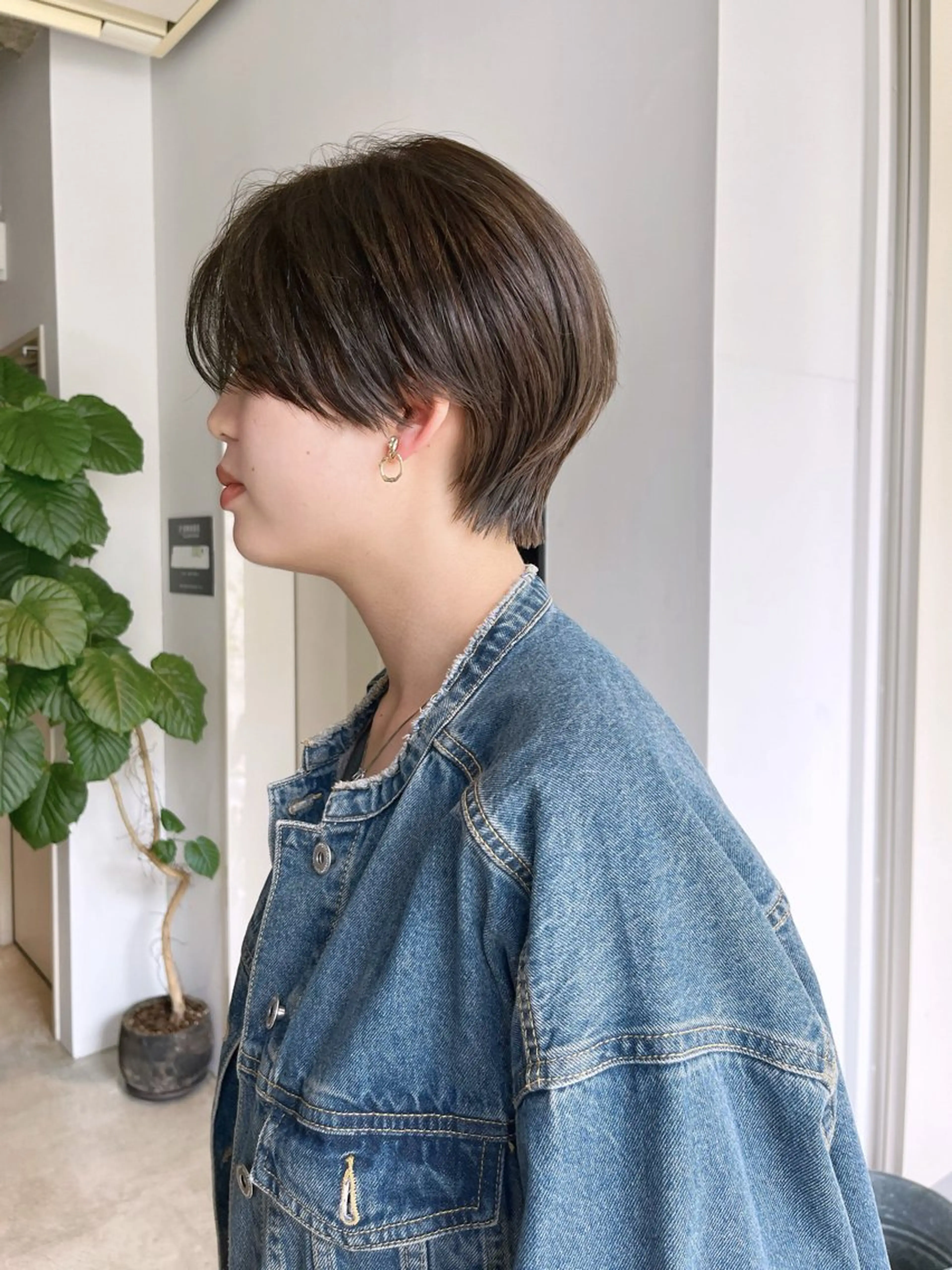 ショート カラー かわい りほのヘアスタイル