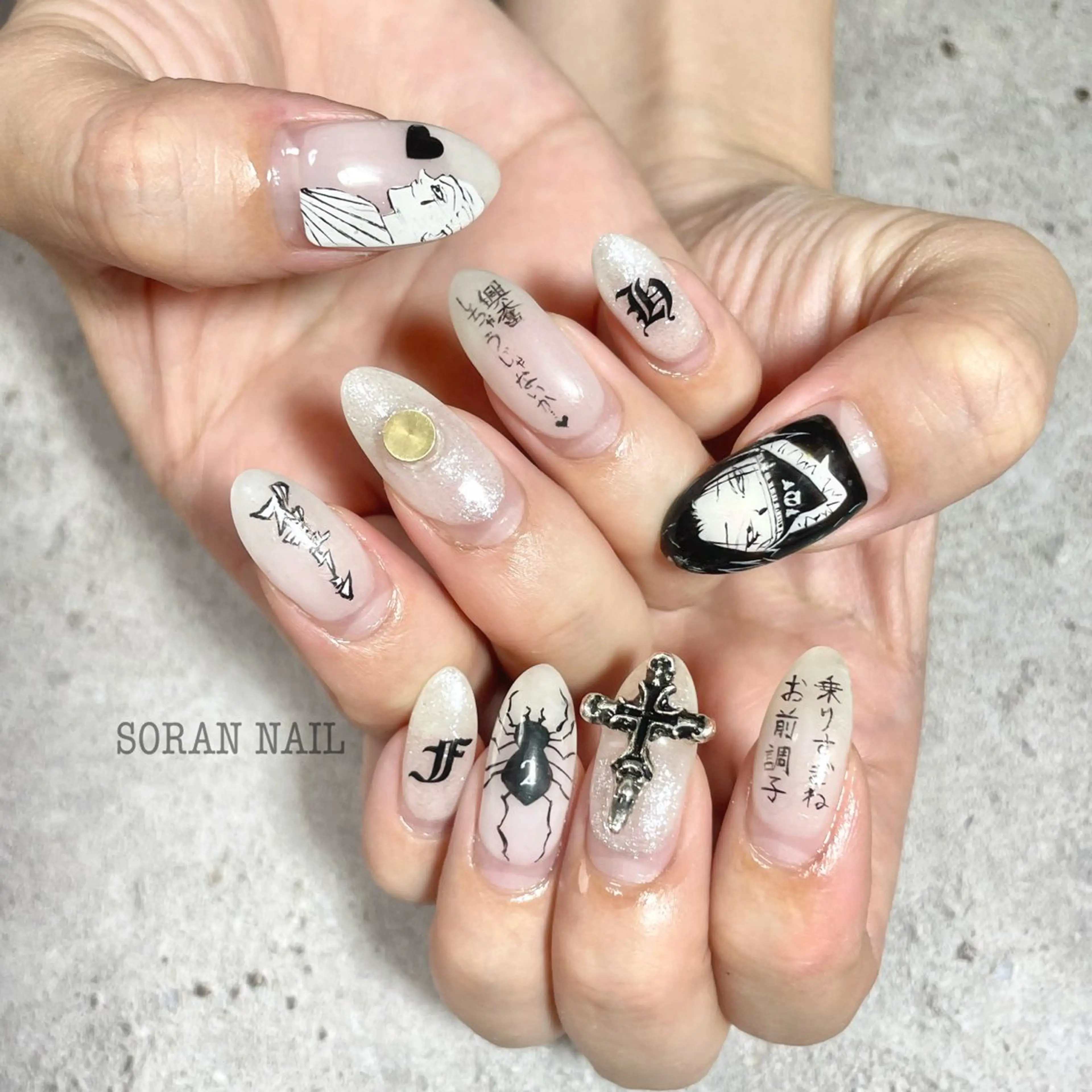 ハンドネイル フットネイル soran nailのネイルデザイン